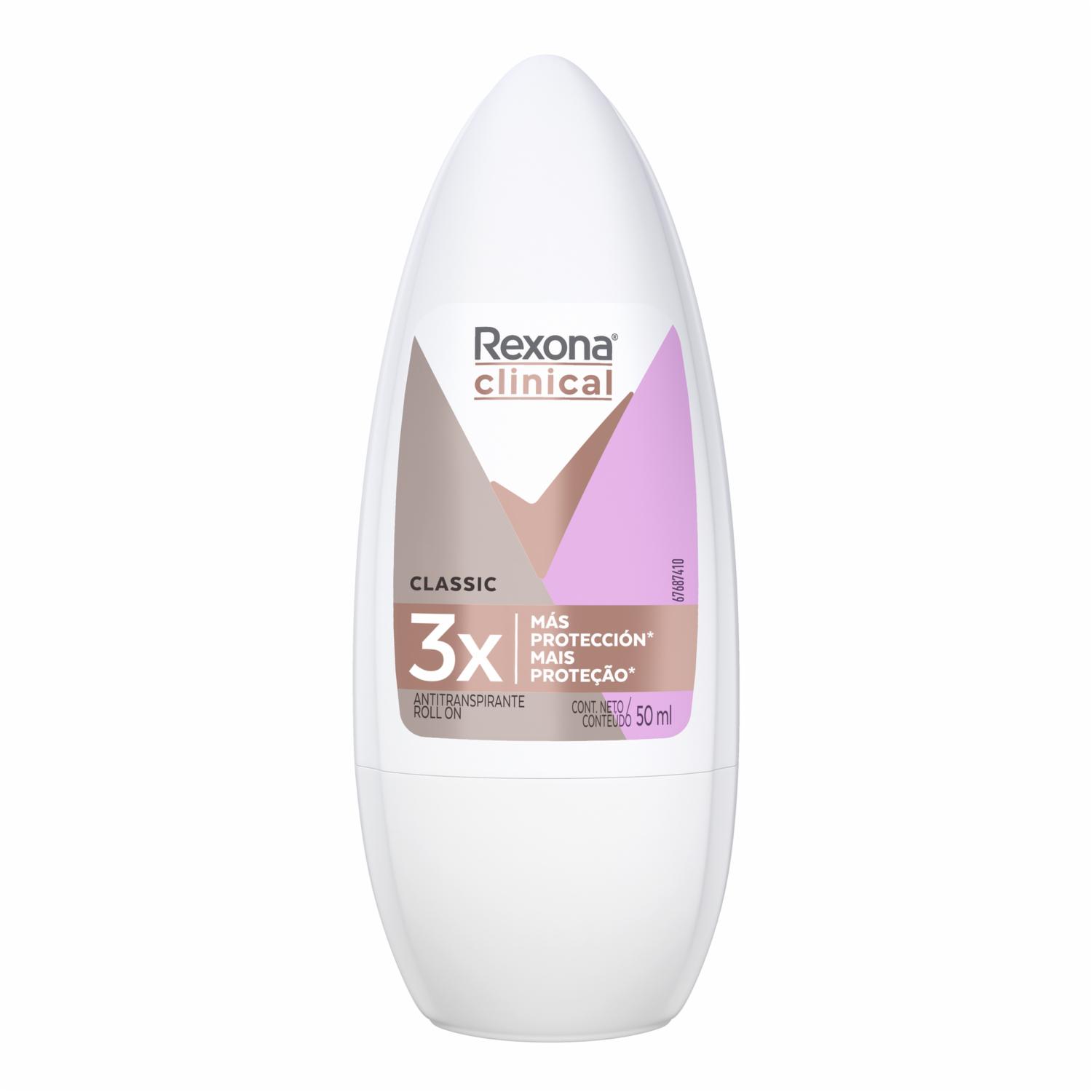 Desodorante En Roll On Para Dama Clinical Expert Classic REXONA 50 Ml