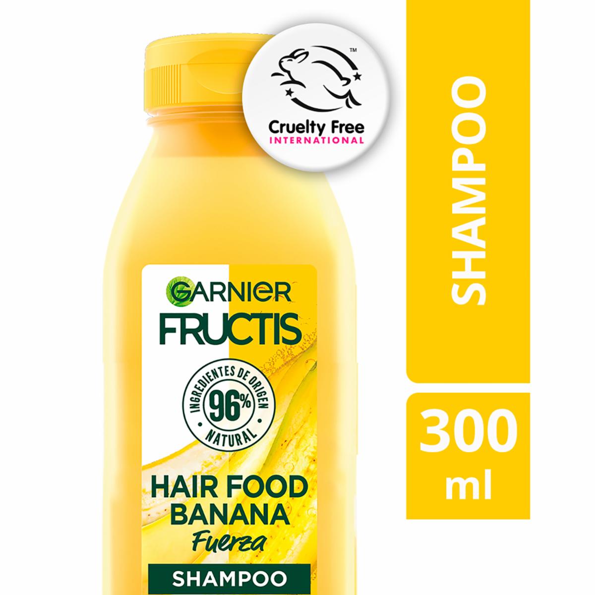 Shampoo De Cabello Hair Food Banana Fuerza GARNIER FRUCTIS 300 Ml