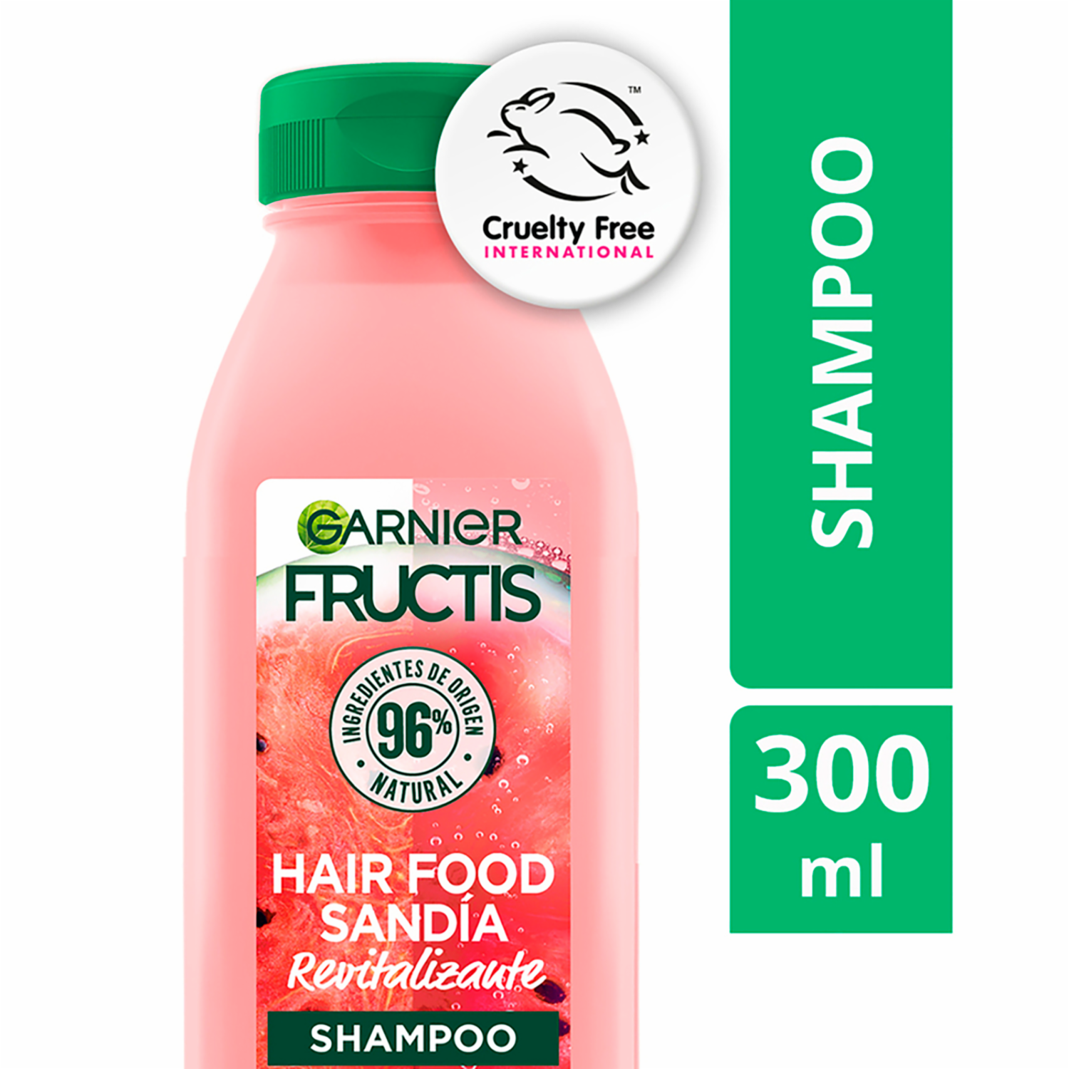 Shampoo De Cabello Hair Food Sandía Revitalizante GARNIER FRUCTIS 300 Ml