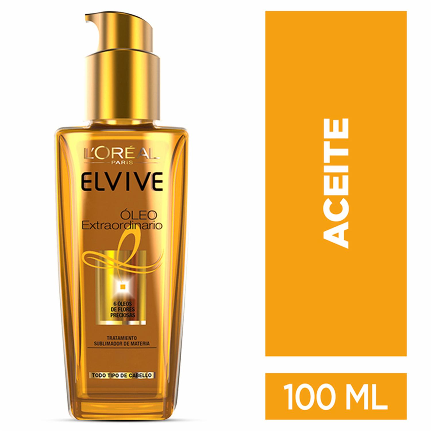 Aceite Capilar Óleo Extraordinario ELVIVE L’ORÉAL 100 Ml