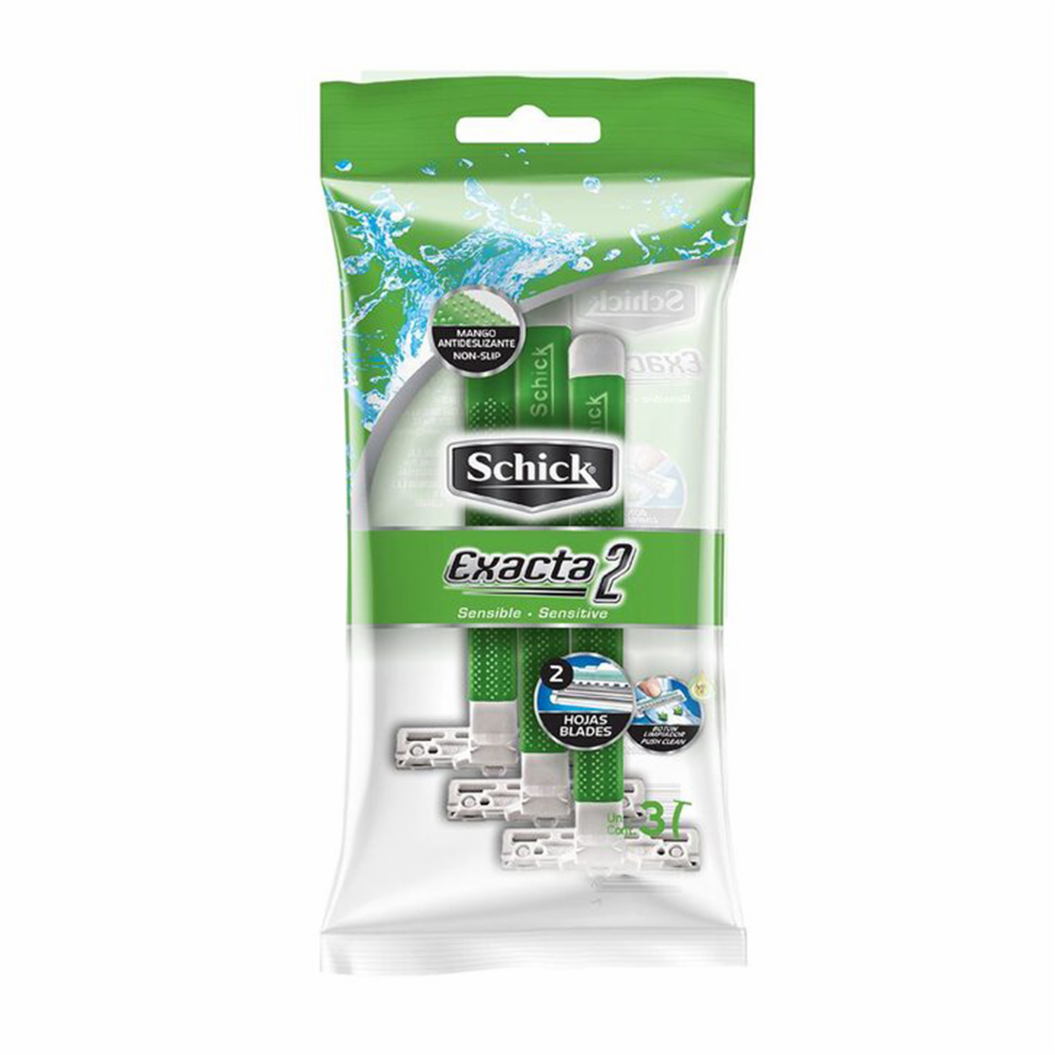 Afeitadora Desechable Hombre Exacta 2 Sensitive SCHICK X3 Uds