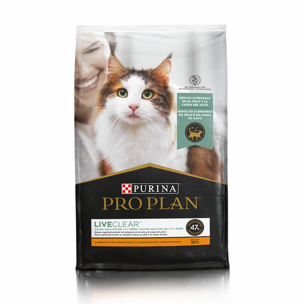 Alimento Para Gatos Reduce Alérgenos Adultos De 1 a 7 Años PURINA PRO PLAN 3 Kg