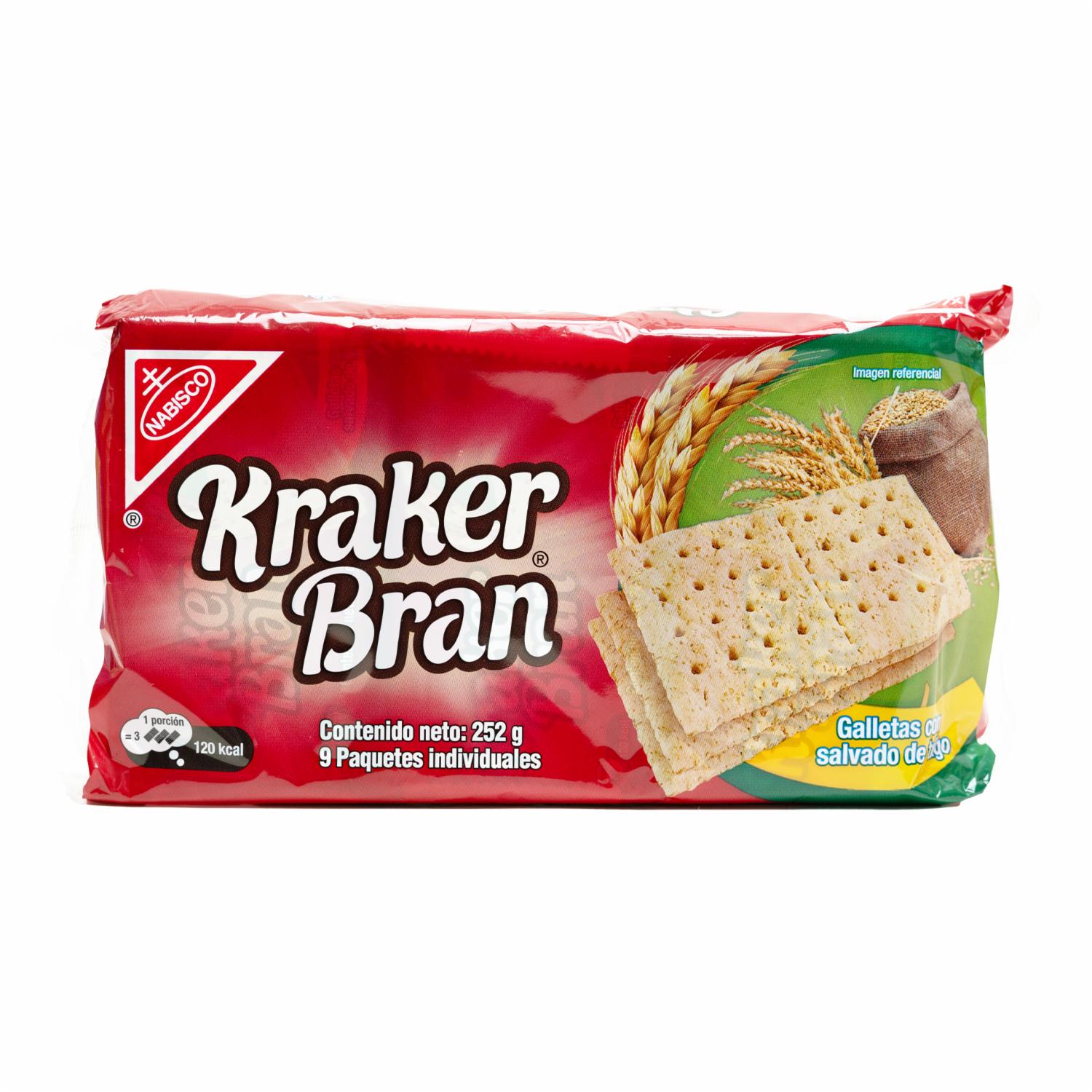 Galletas Dulces Belvita KRAKER BRAN 252 G