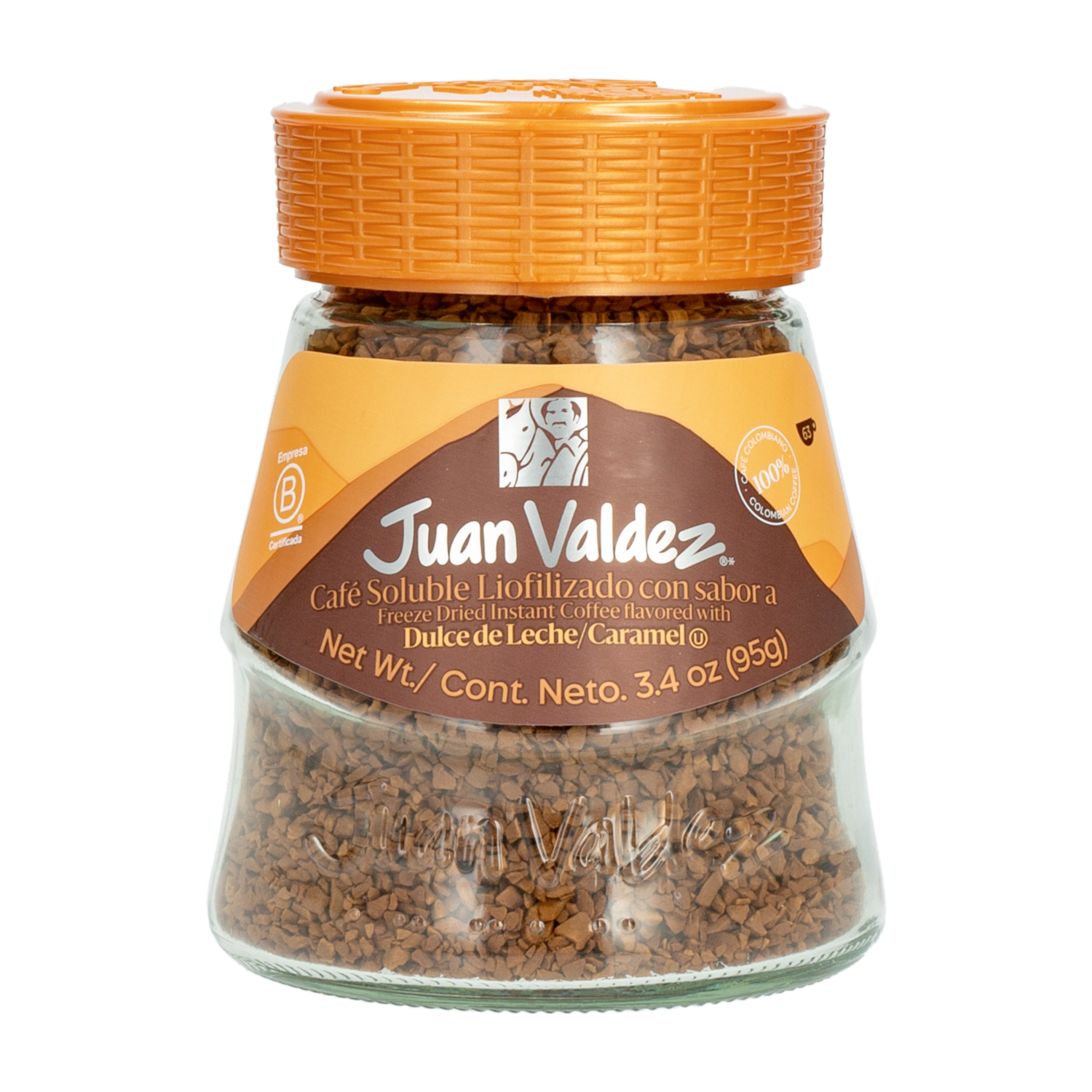 Café Instantáneo Sabor Dulce De Leche JUAN VALDEZ 95 G