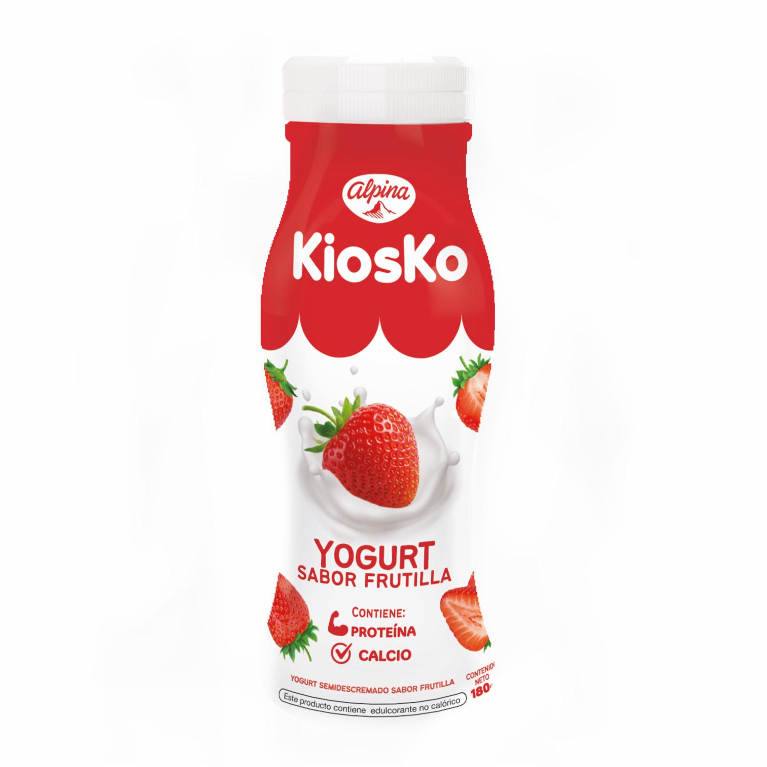 Yogurt Bebible De Frutilla KIOSKO 180 G