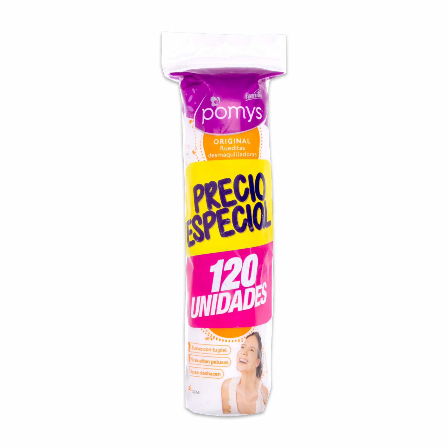 Discos Desmaquillantes De Algodón Precio Especial FAMILIA X 120 Uds