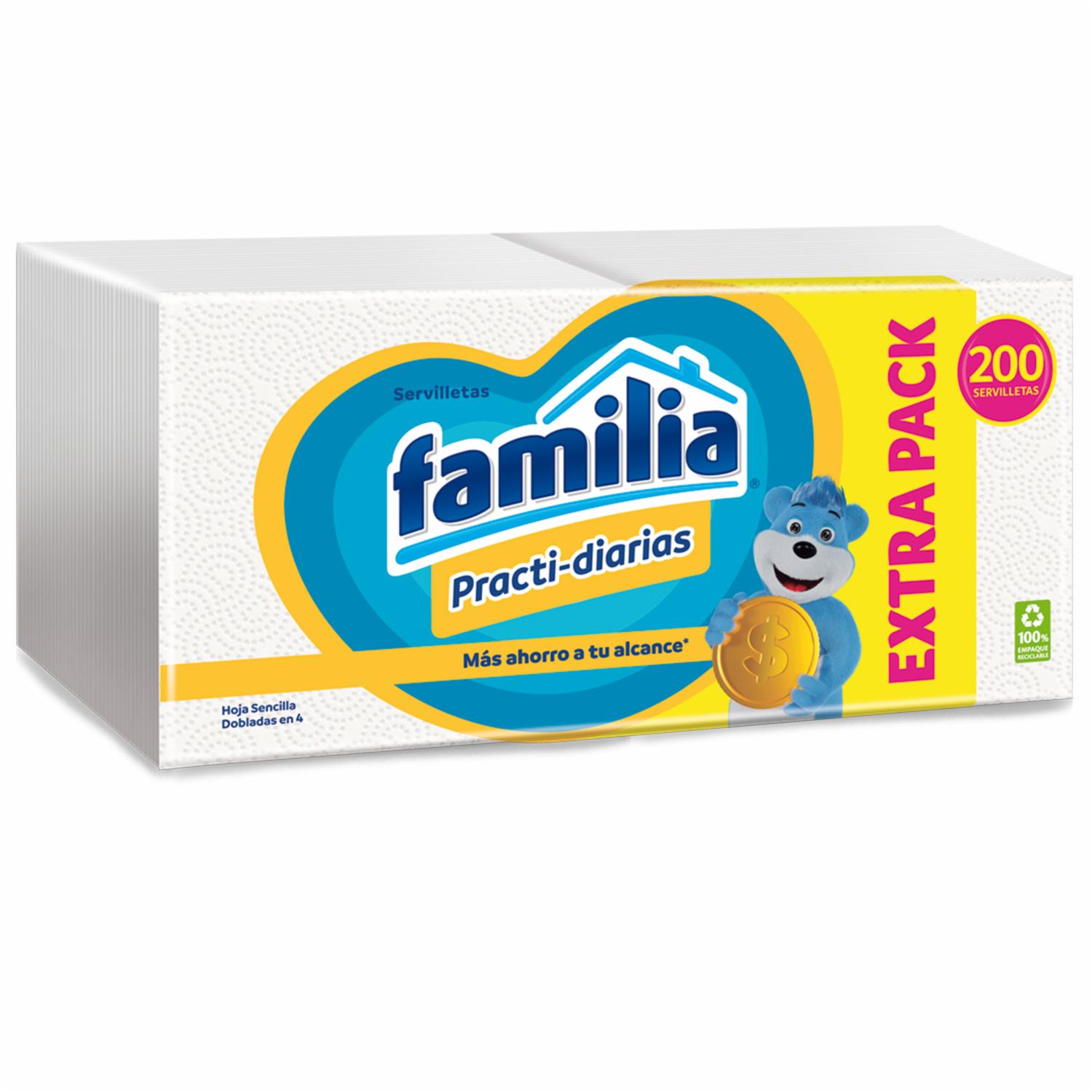 Servilletas Practi-Diarias FAMILIA 200 Uds