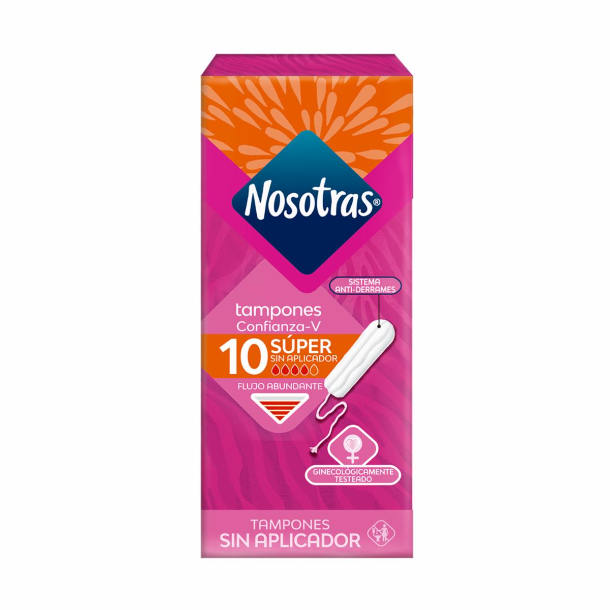 Tampones Digital Súper NOSOTRAS X 10 Unidades
