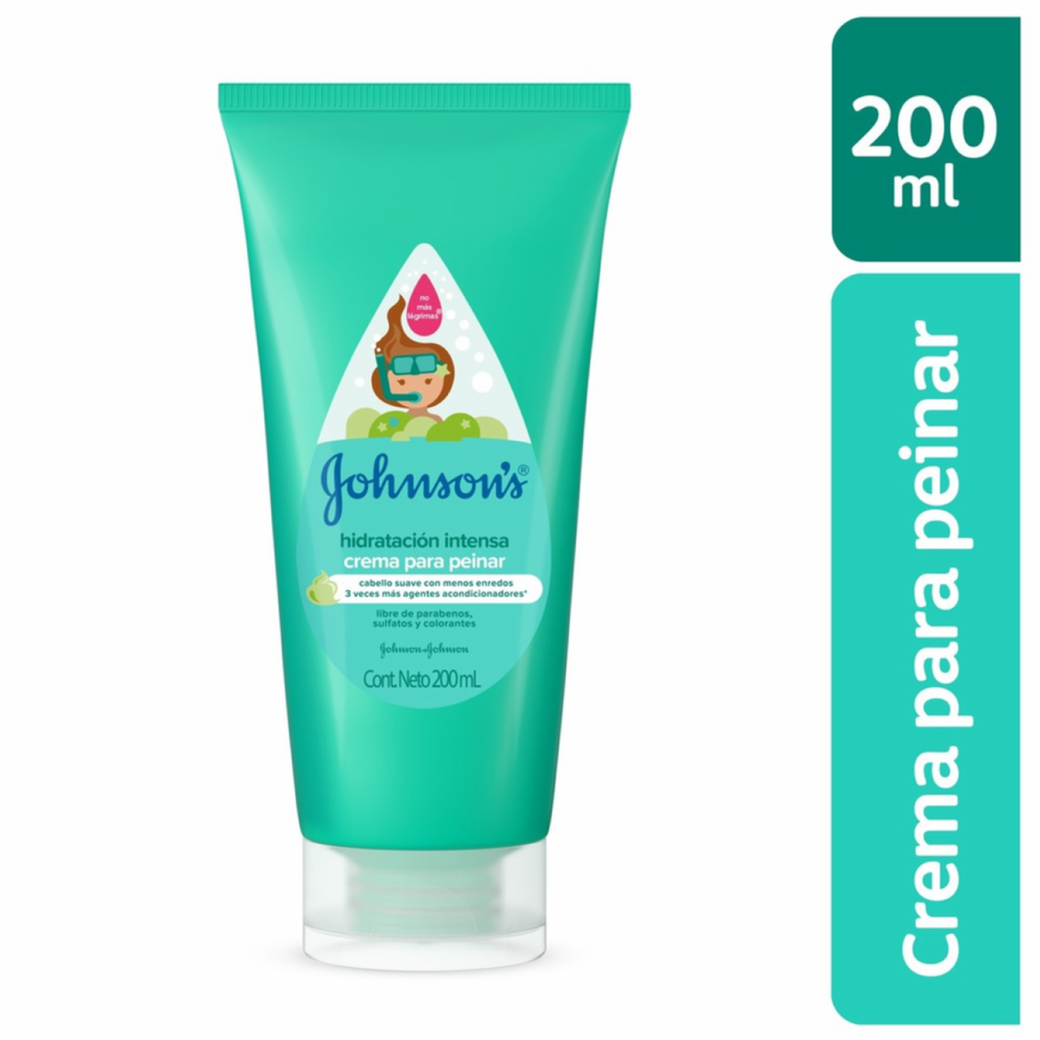 Crema Para Peinar Infantil Hidratación Intensa JOHNSON’S 200 Ml