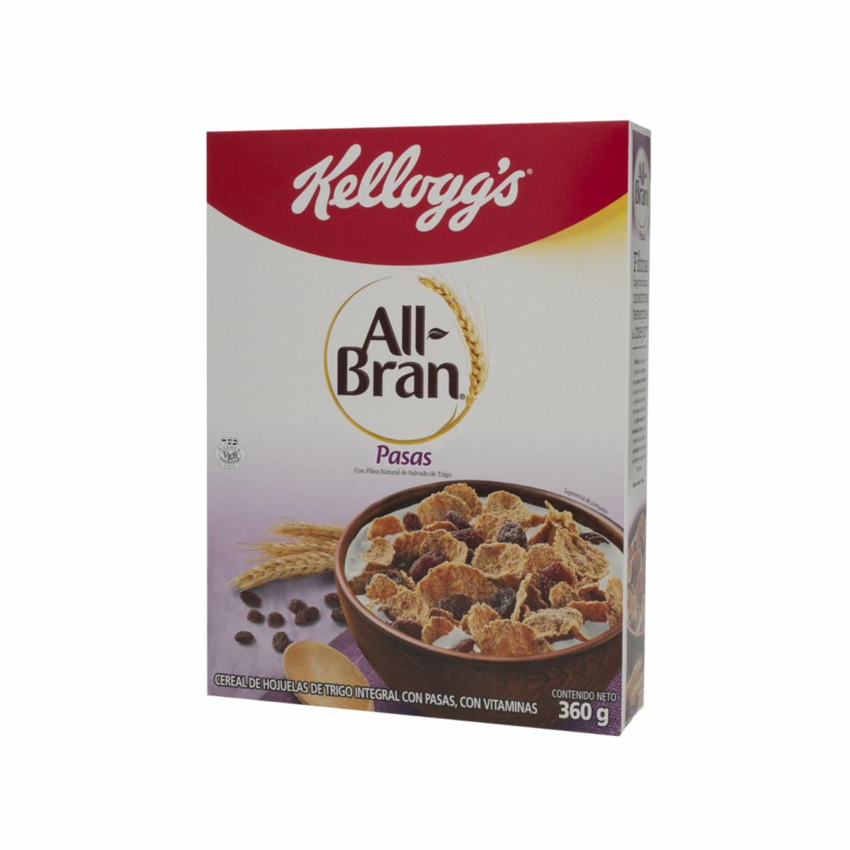 Cereal Con Pasas ALL-BRAN Caja