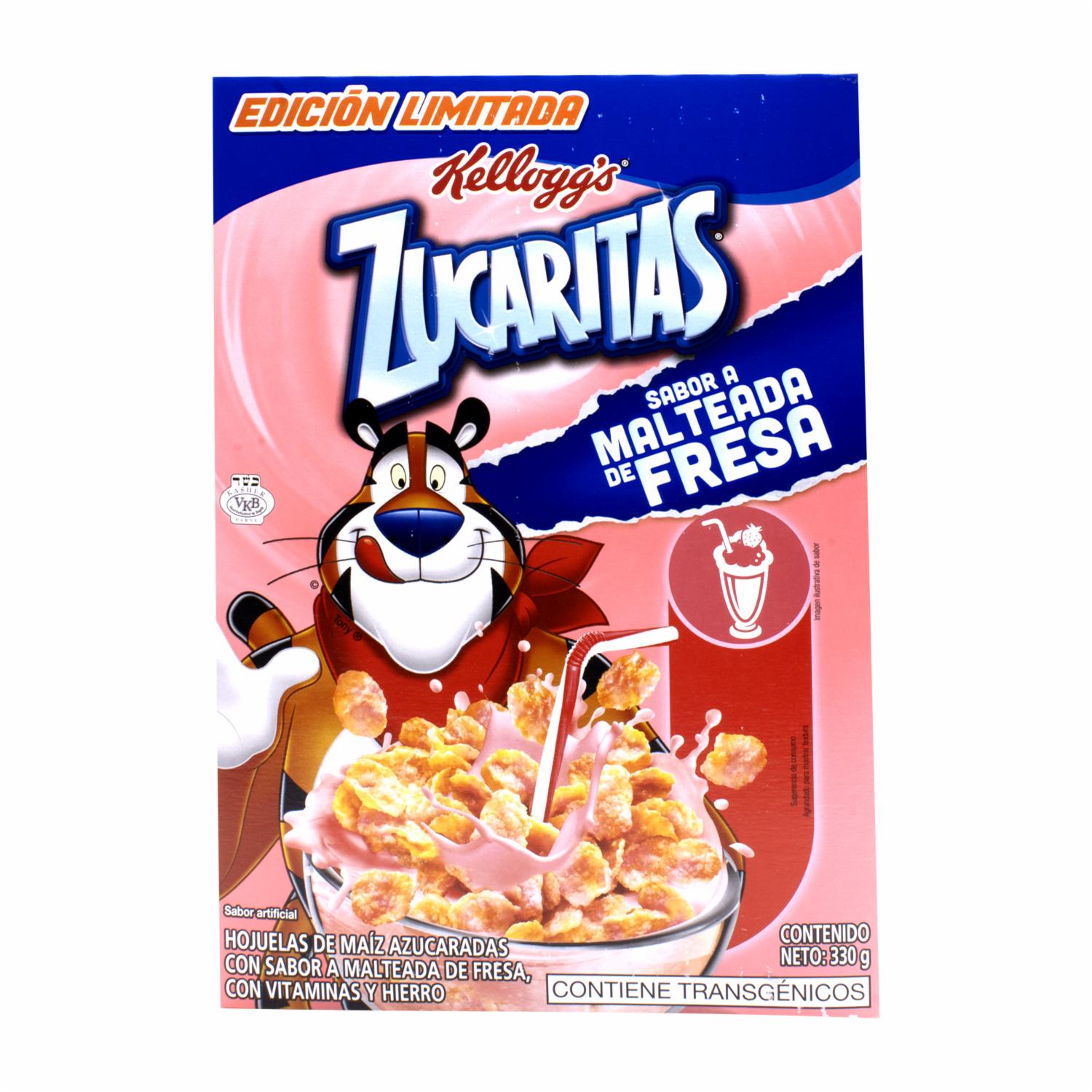 Cereal Sabor A Fresa ZUCARITAS 330 G