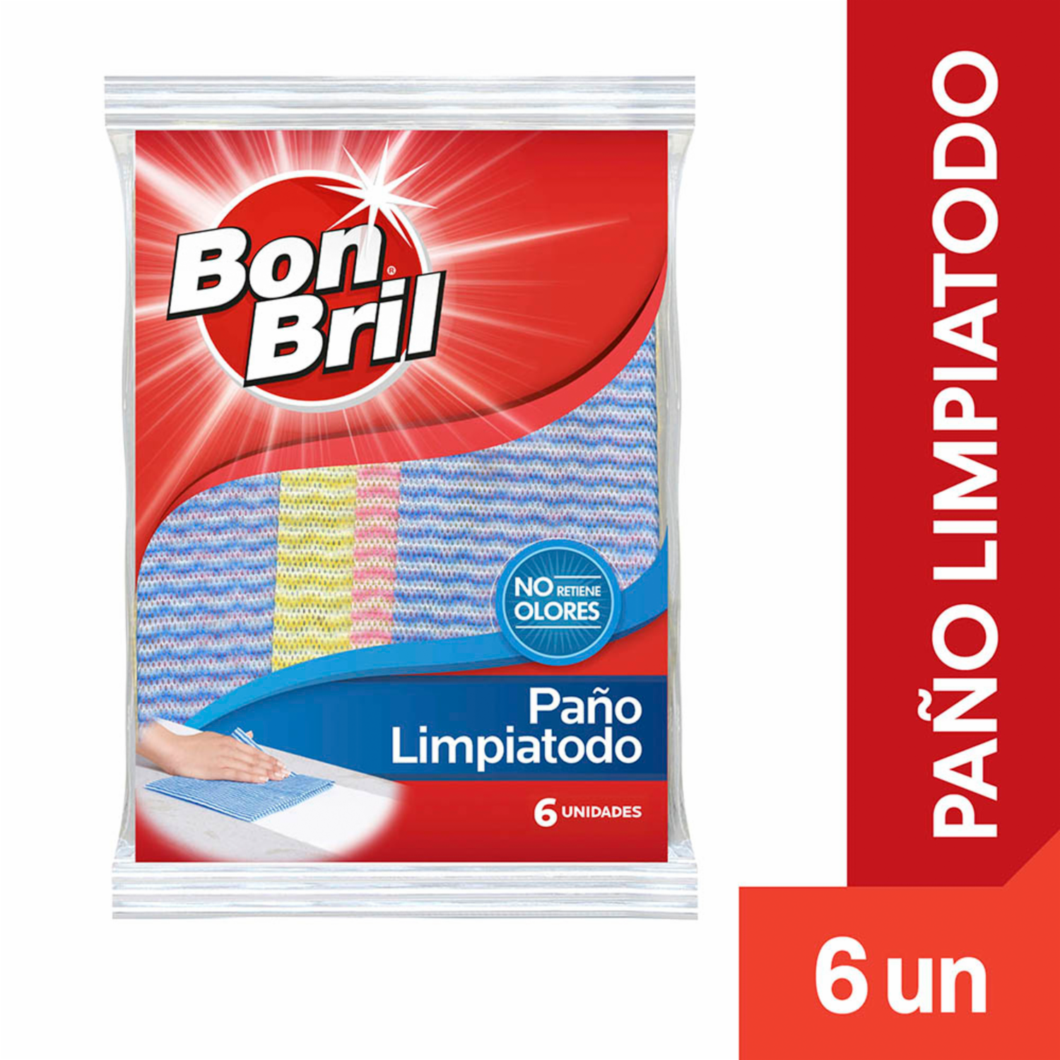 Paño Limpiatodo BON BRIL X6 Uds