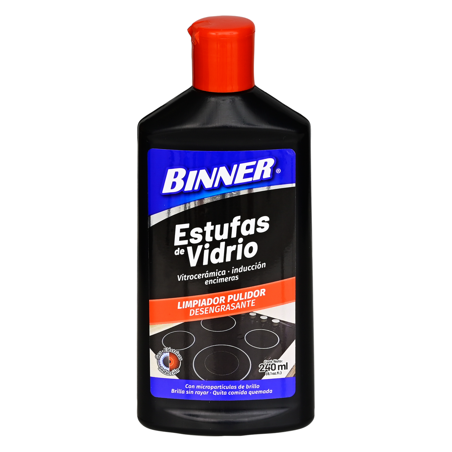 Limpiador Para Estufas De Cristal Templado BINNER 240 Ml