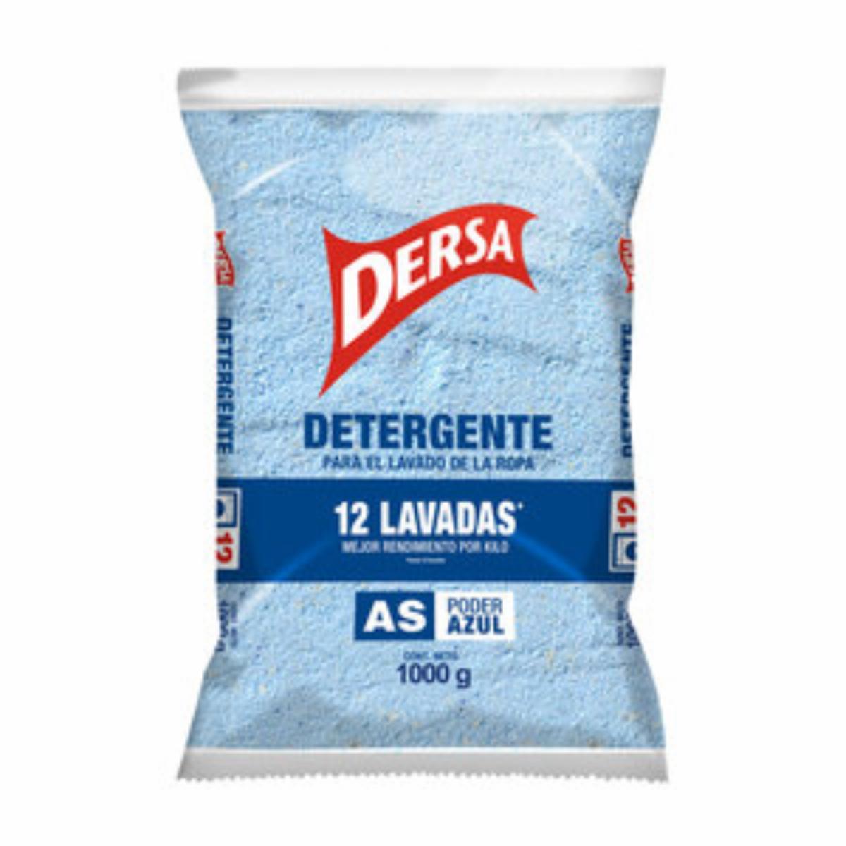 Detergente En Polvo AS Poder Azul DERSA 1000 G