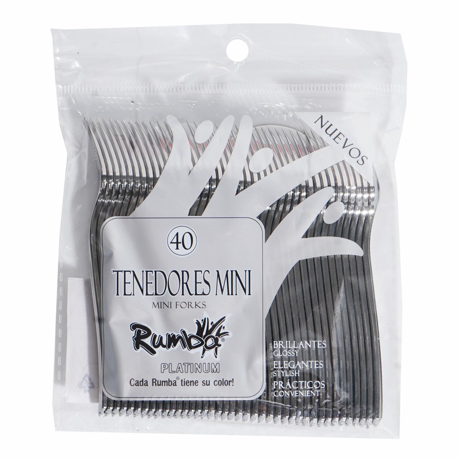 Tenedor Mini RUMBA 1 X 40 Unidades - Supermaxi