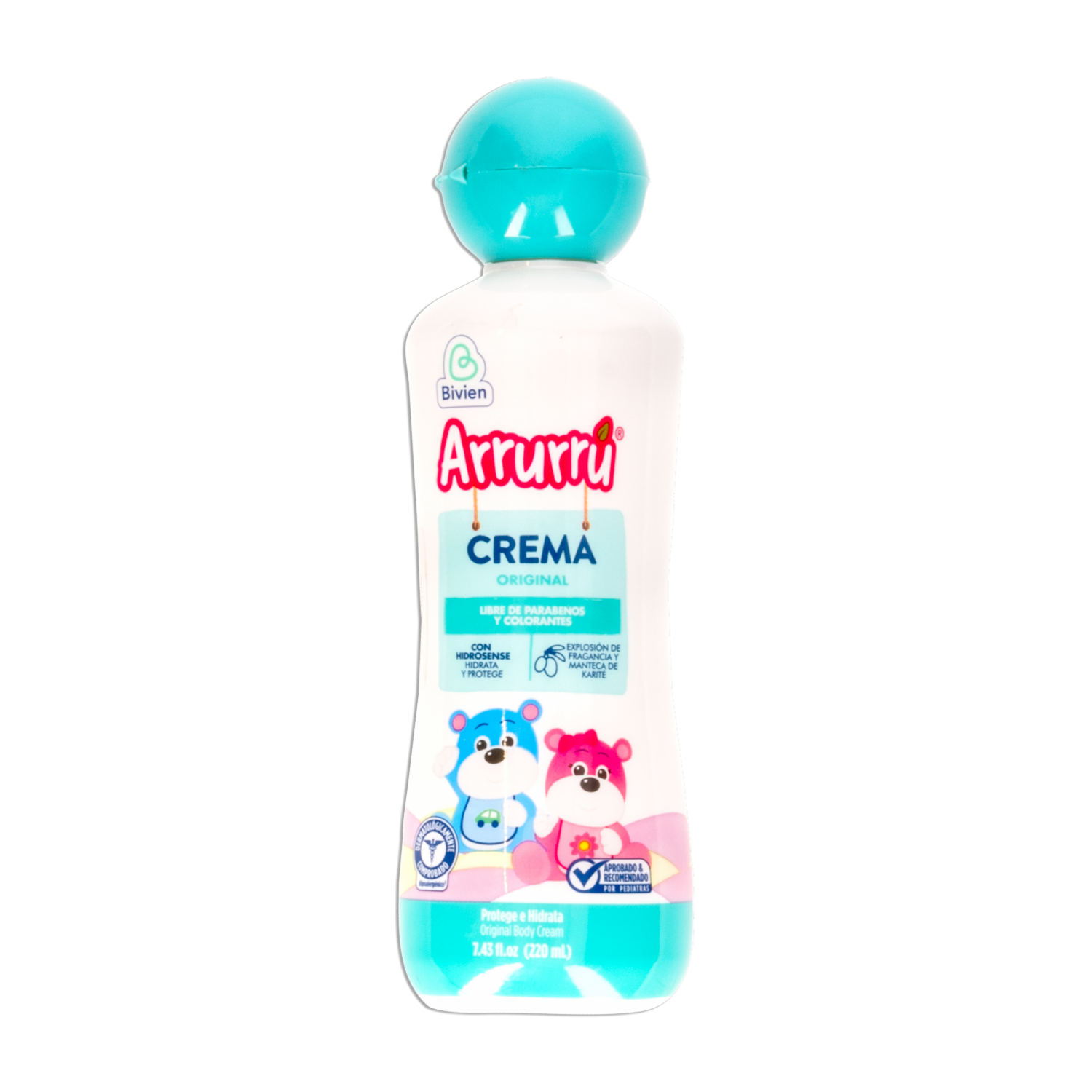 Crema Corporal Infantil Original Sin Parabenos ARRURRÚ 220 Ml