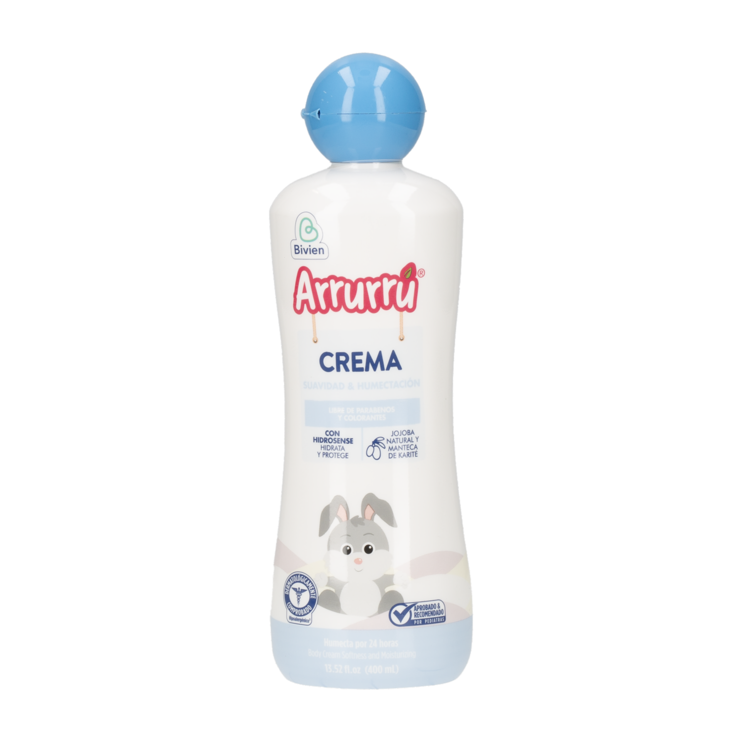Crema Corporal Infantil Suavidad Y Humectación ARRURRÚ 400 Ml