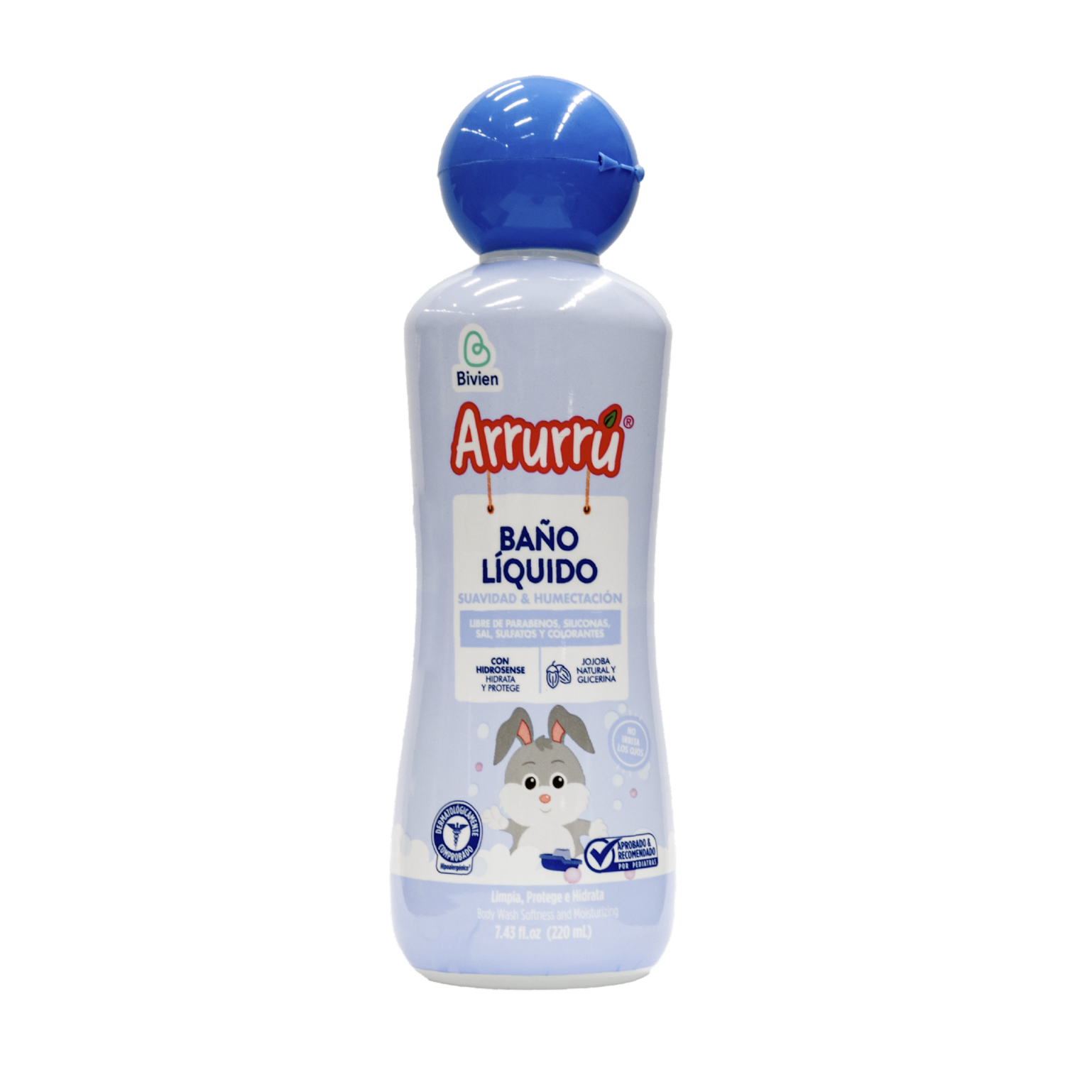 Baño Líquido Infantil Suavidad Y Humectación ARRURRÚ 220 Ml