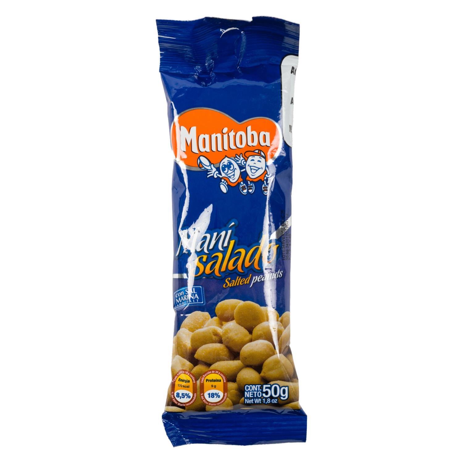 Maní Con Sal MANITOBA 50 g