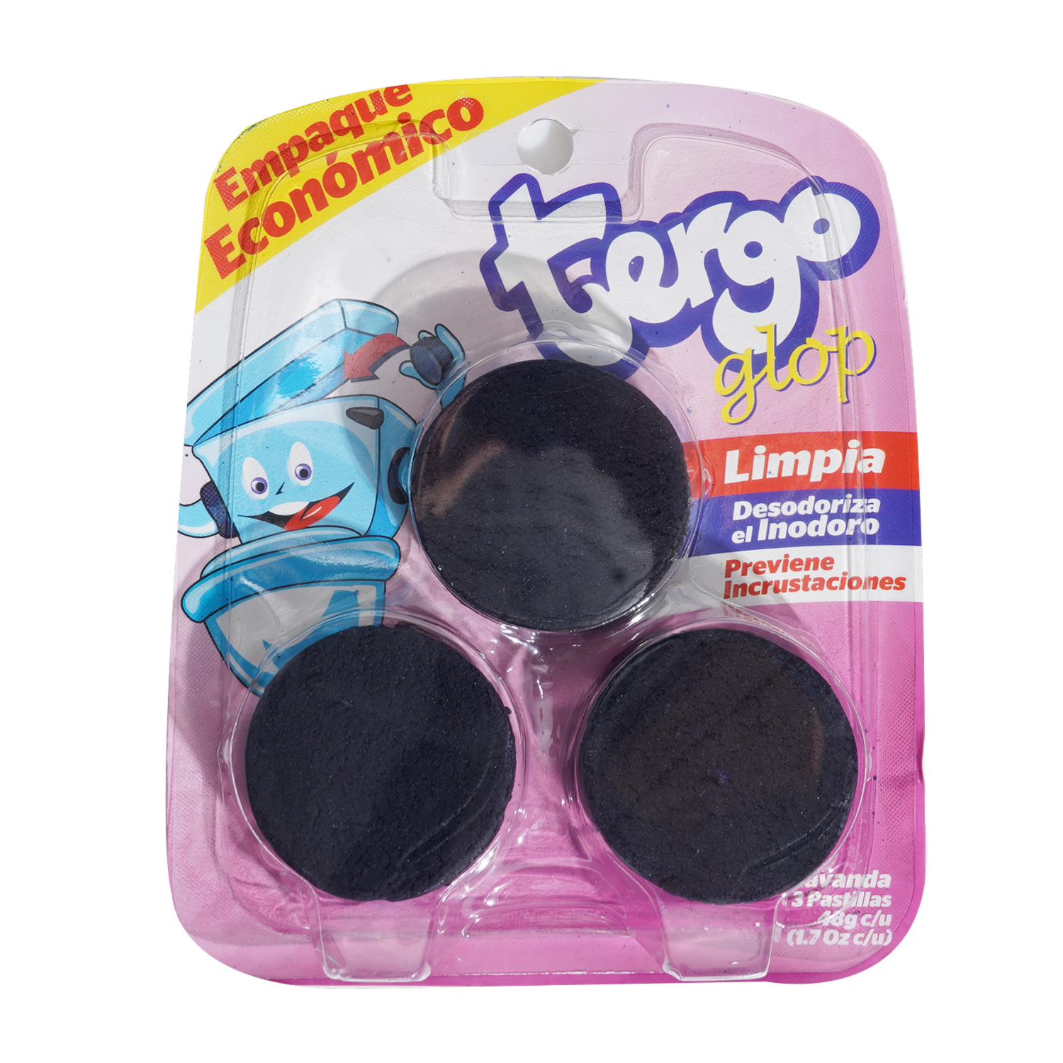 Promo Pastillas Para Tanque Aroma Lavanda TERGO 3 Uds X 48 G