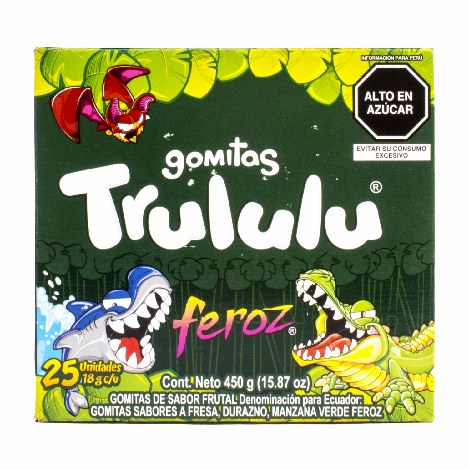 Gomitas Sabores Feroz TRULULU 450 G