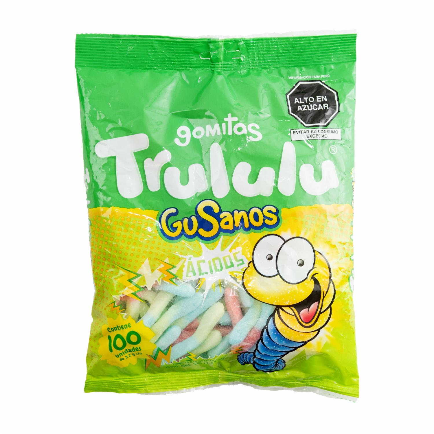 Gomitas Gusanos Ácidos TRULULU 320 G