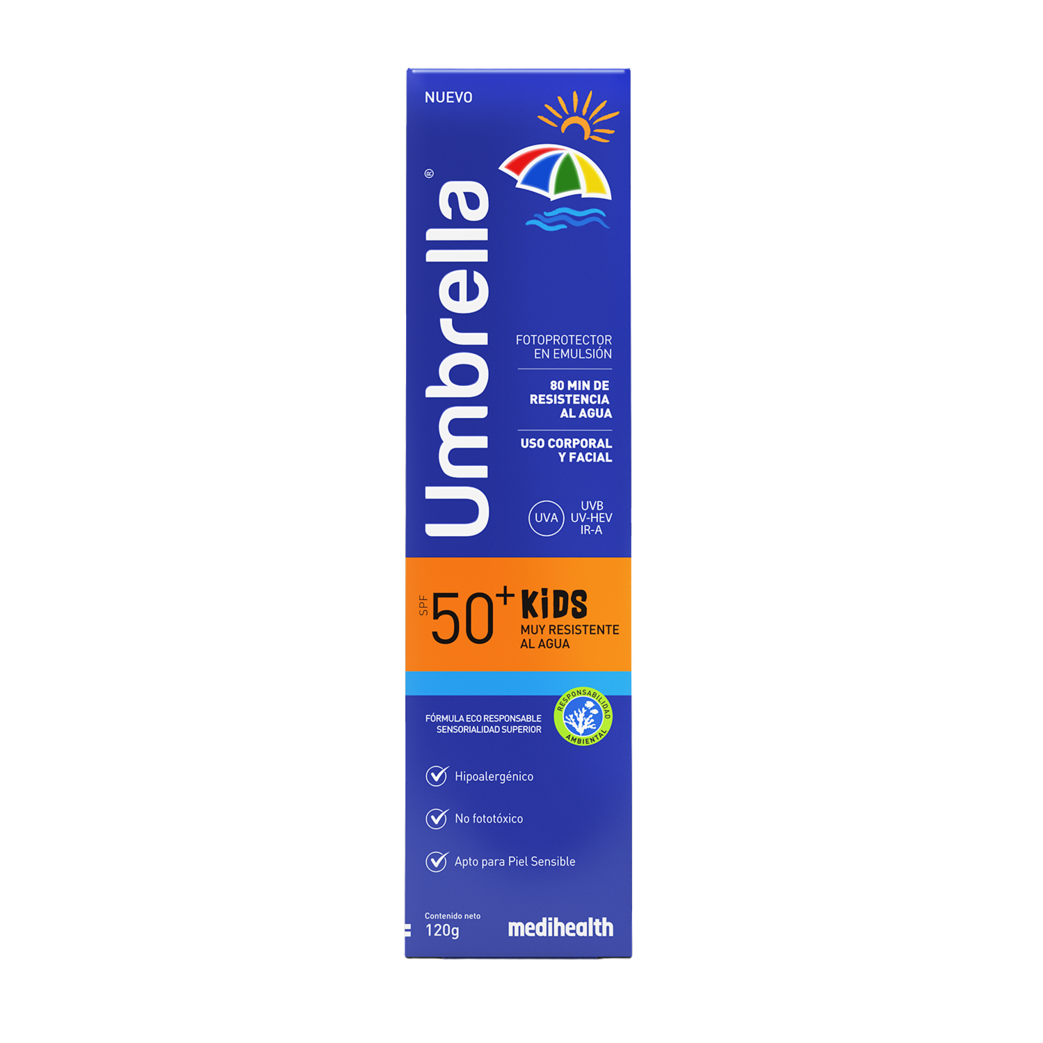 Protector Solar Infantil Kids Spf50 UMBRELLA 120 G