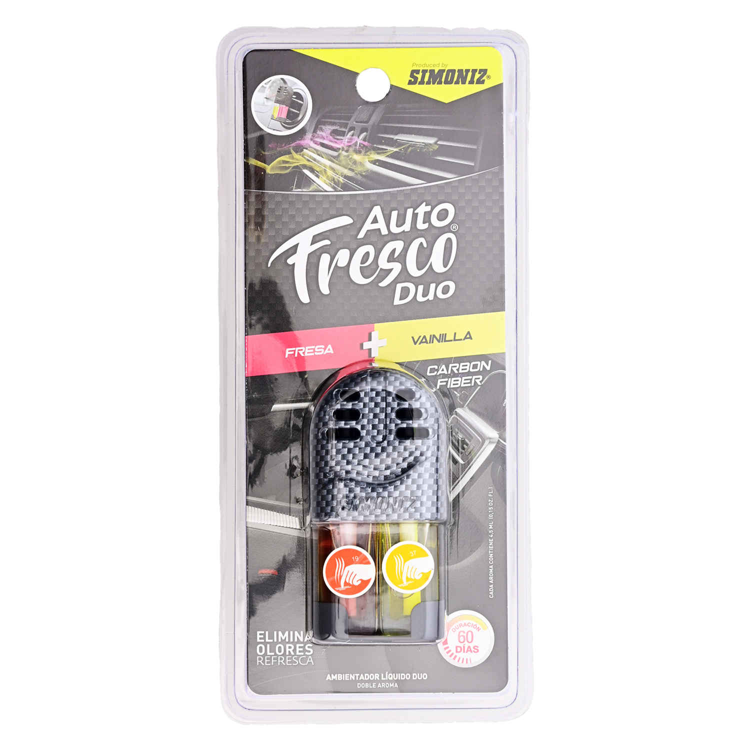 Ambiental De AutomóvilSplash Fresa&Vain 45Ml SIMONIZ Unidad