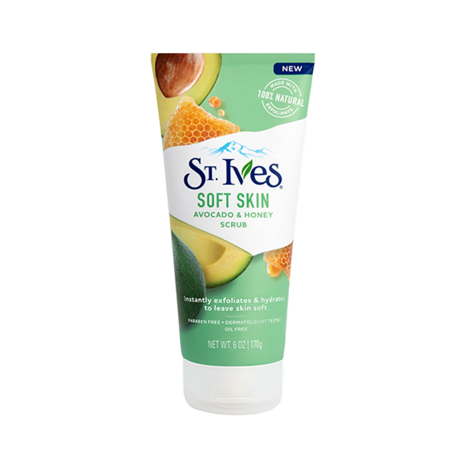 Exfoliante Facial Soft Skin Aguacate Y Miel ST. IVES 170 G
