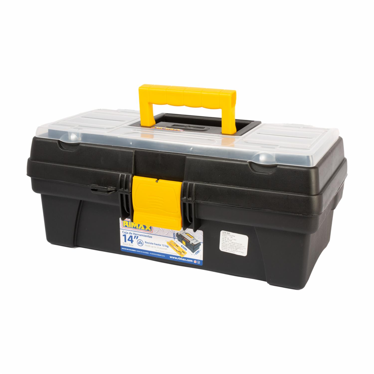 Caja De Herramientas 14″Negro RIMAX Unidad