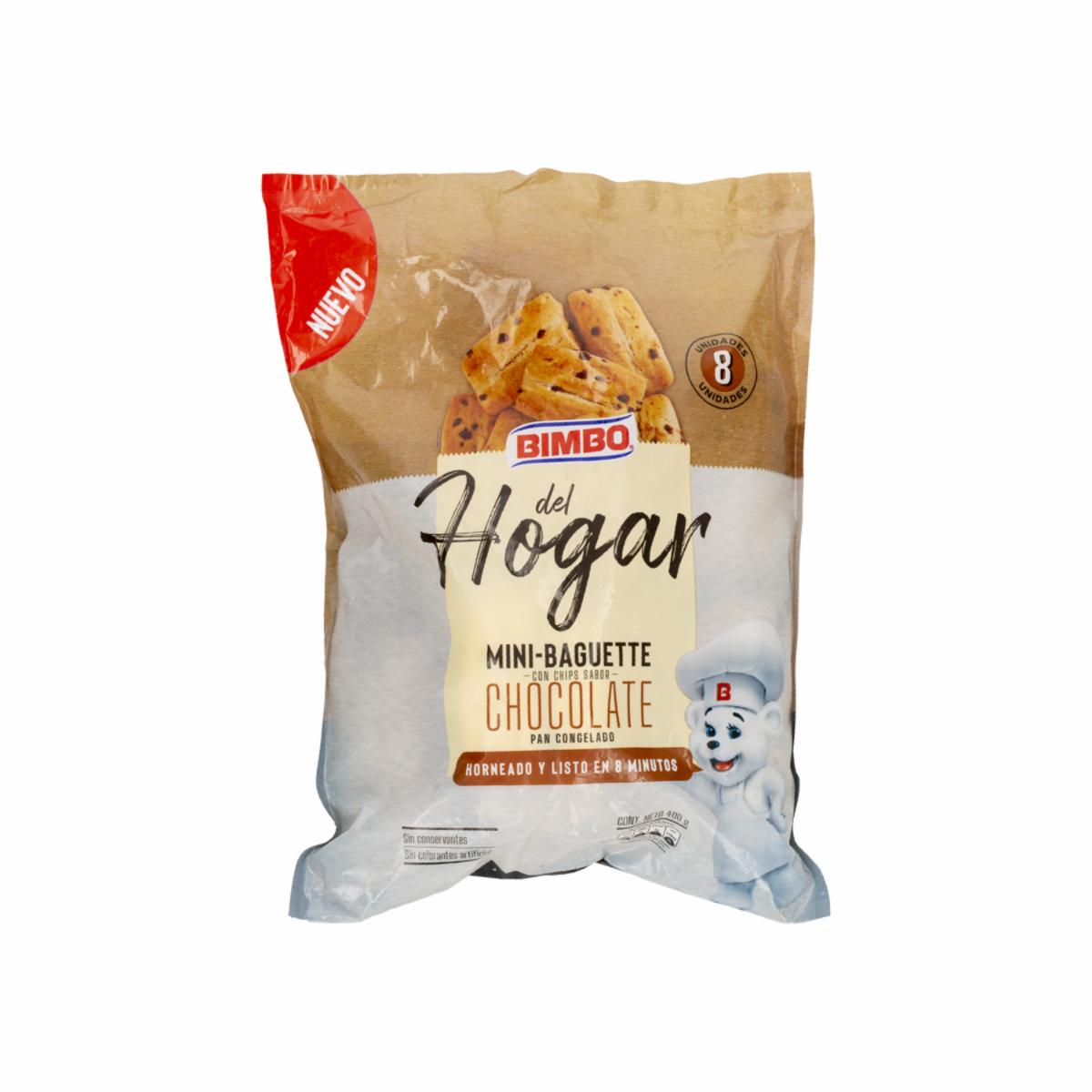 Pan Mini Baguette Con Chispas De Chocolate BIMBO 400 G