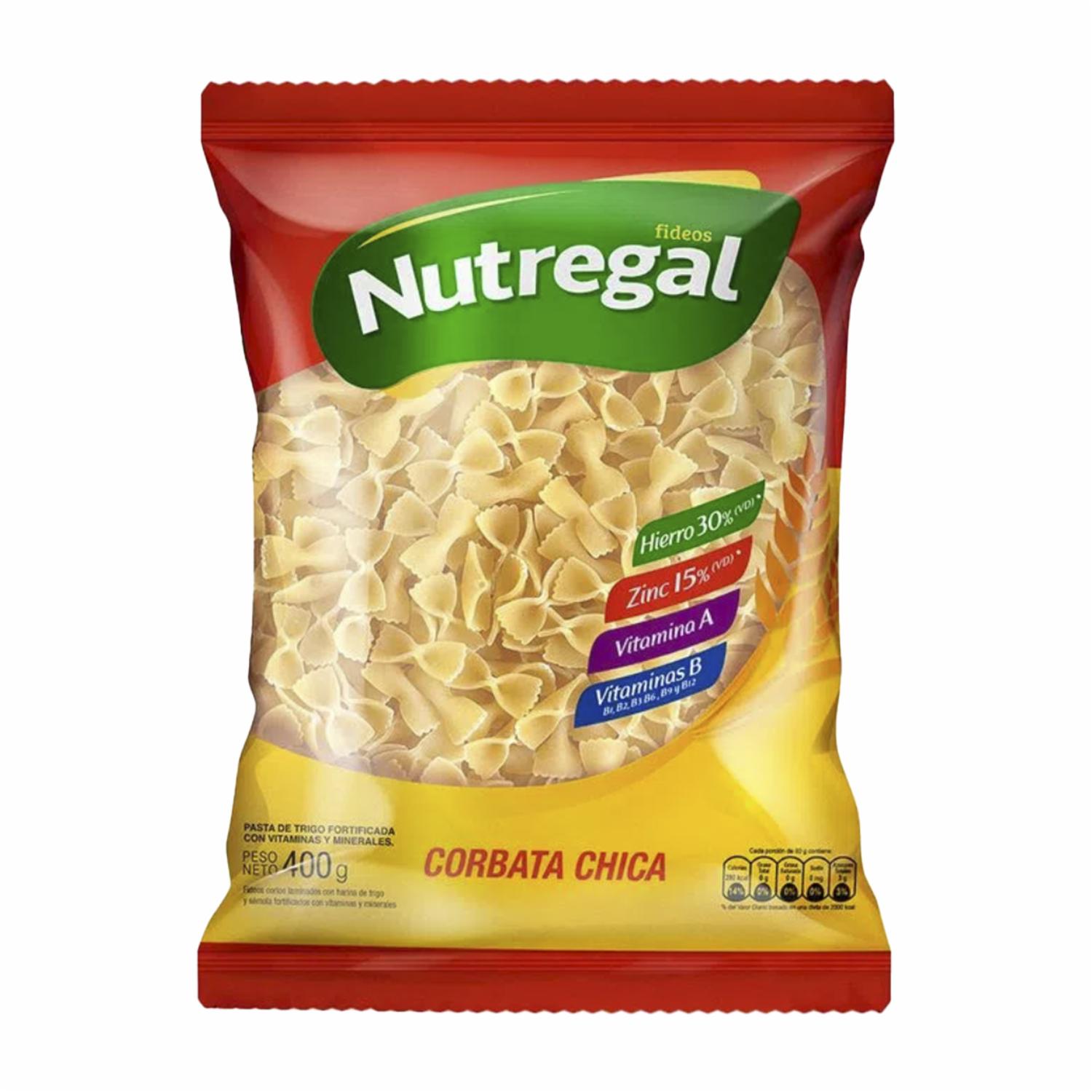 Fideo Corbata Chica NUTREGAL 400 G