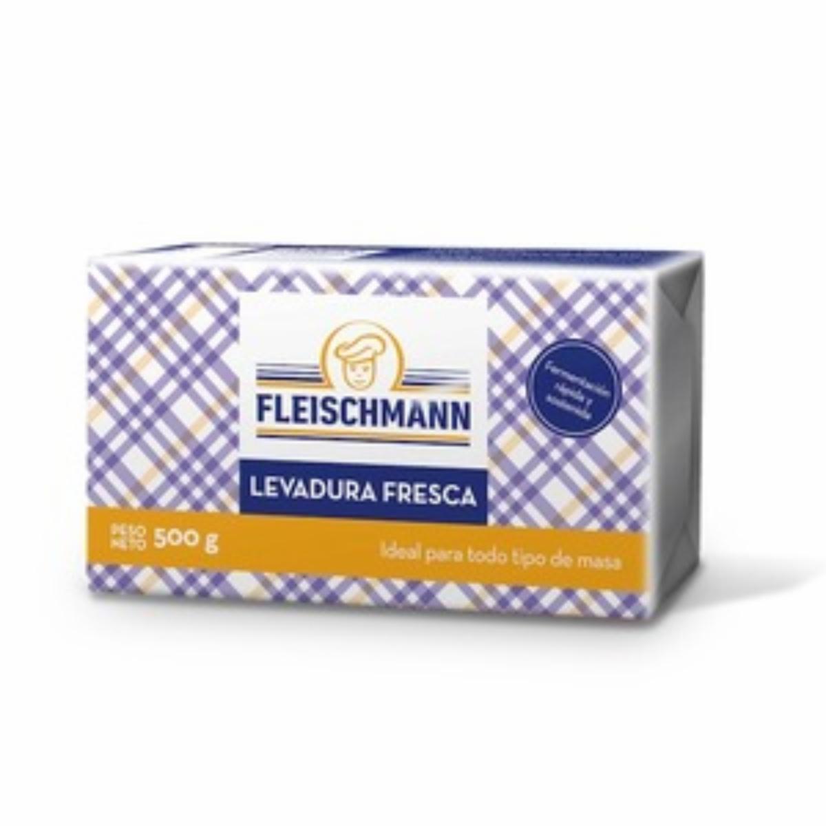 Levadura Fresca Ideal Para Todo Tipo De Masas FLEISCHMANN 500 G