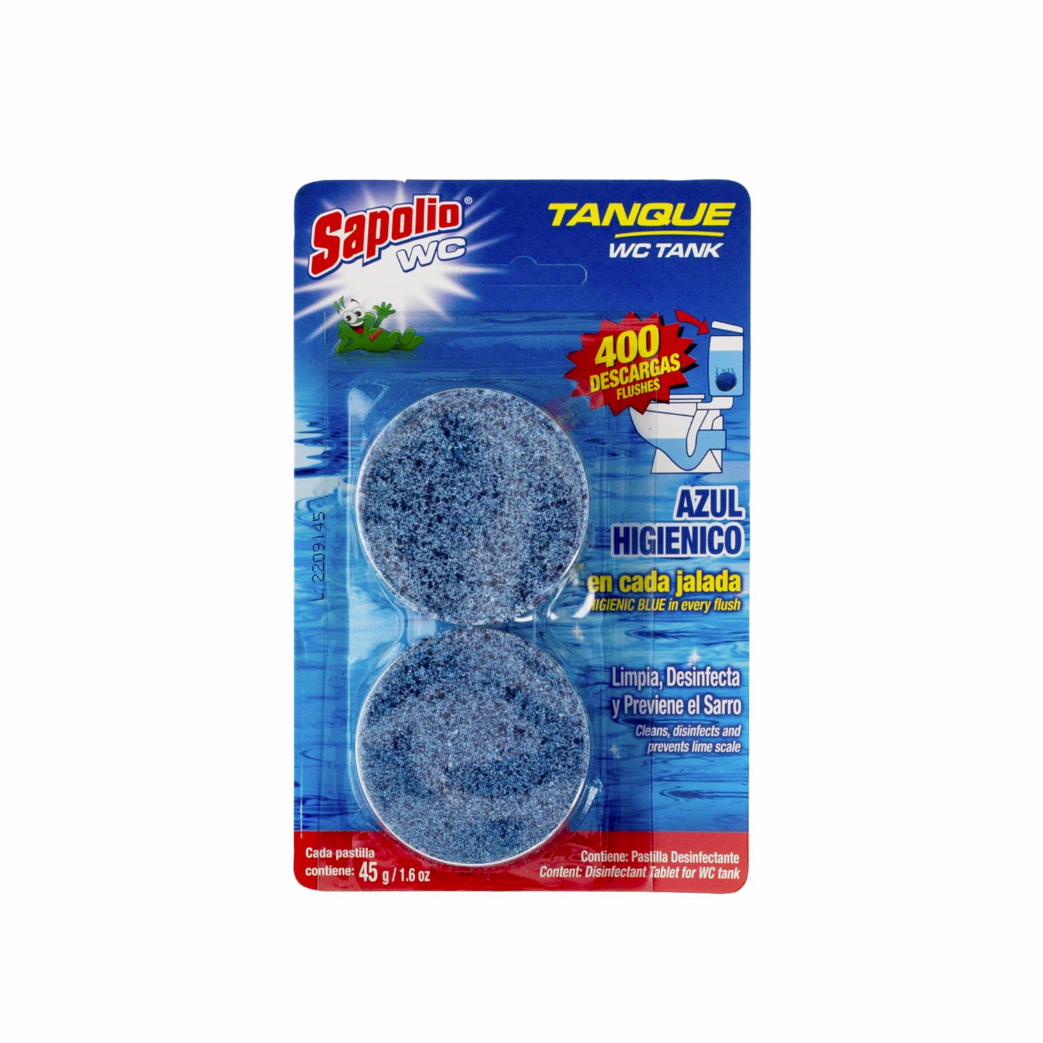 Limpiador De Tanque Azul SAPOLIO 90 G