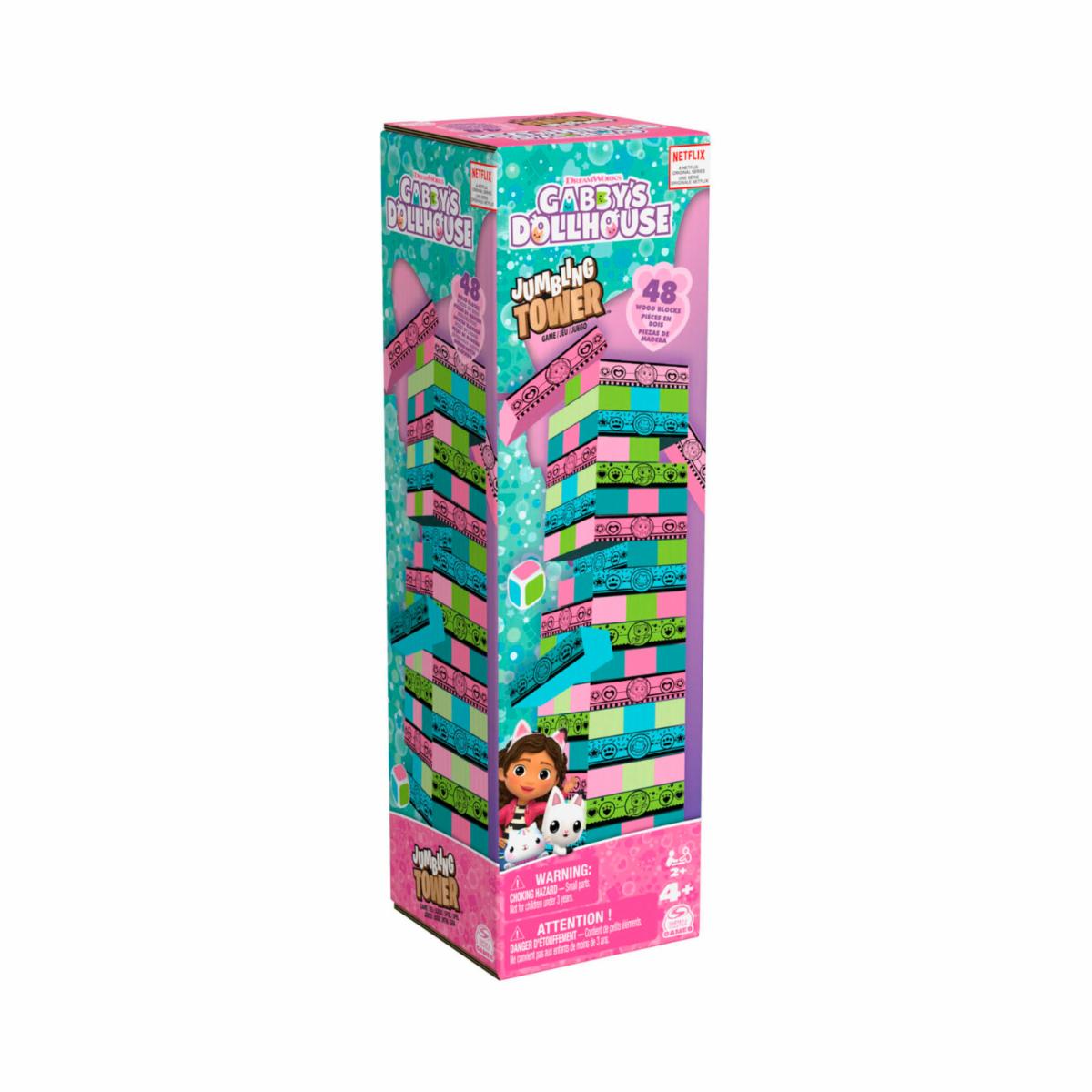 Juego De Mesa Torre De Equilibrio GABBY’S DOLLHOUSE 48 Piezas