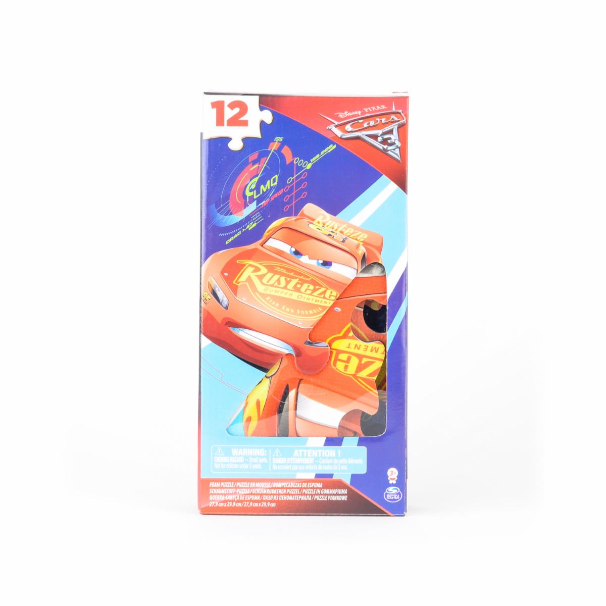 Rompecabezas De Espuma Rayo CARS 12 Piezas