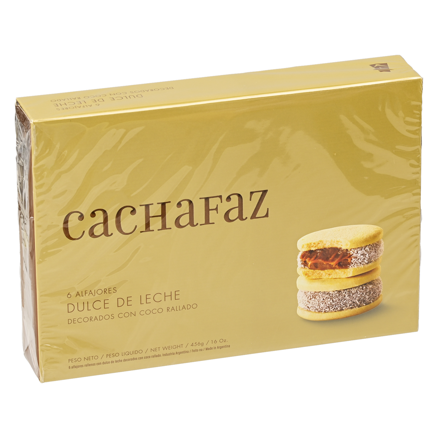 Alfajor De Maicena CACHAFAZ 6 X 76 G