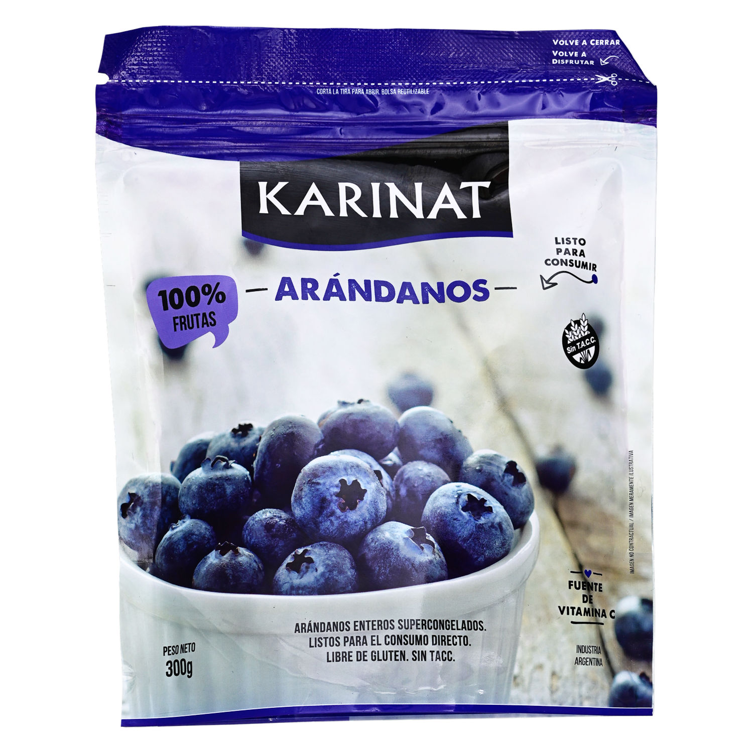 Arándanos Congelados KARINAT 300 G