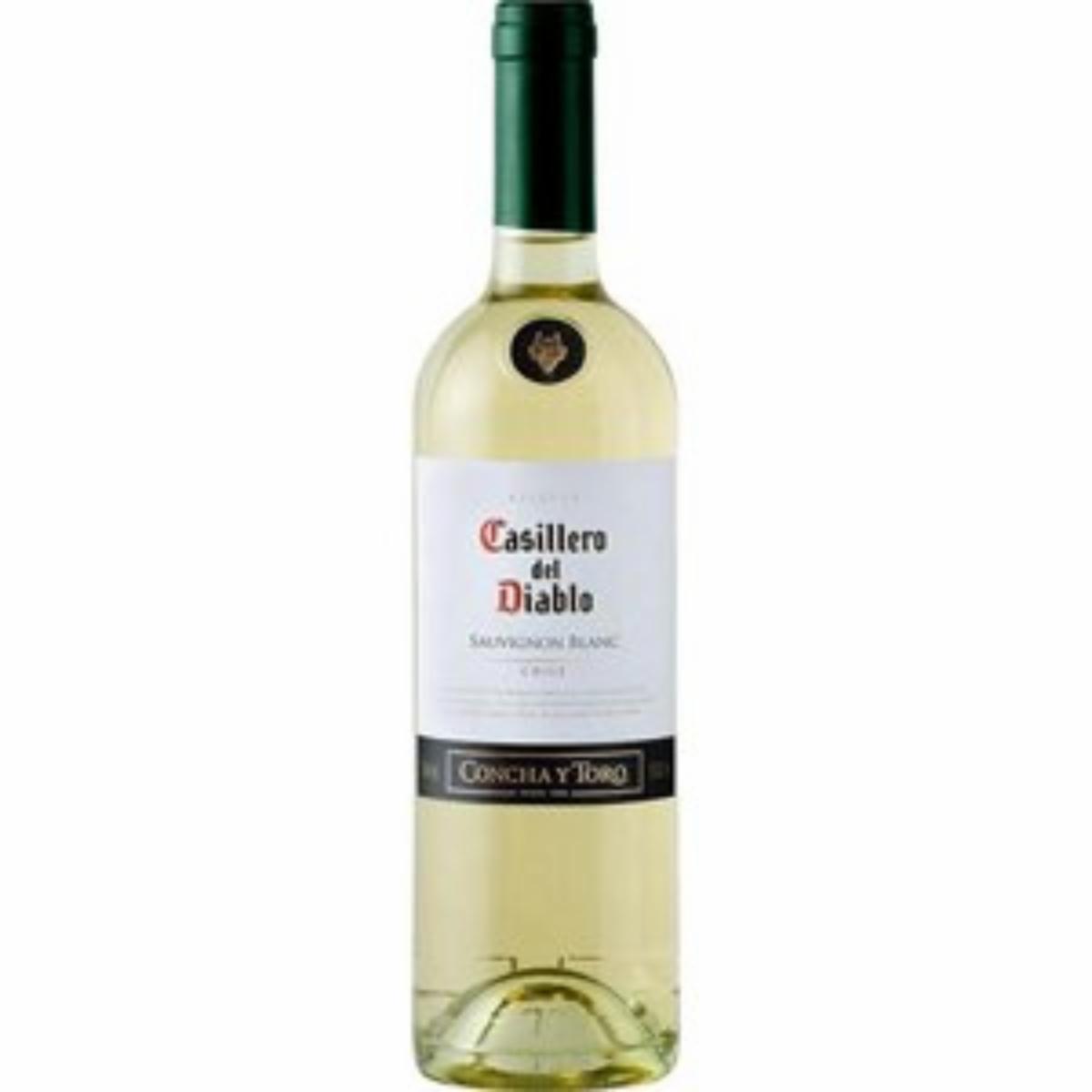 Vino Blanco Sauvignon Blanc Chileno CASILLERO DEL DIABLO 375 Ml