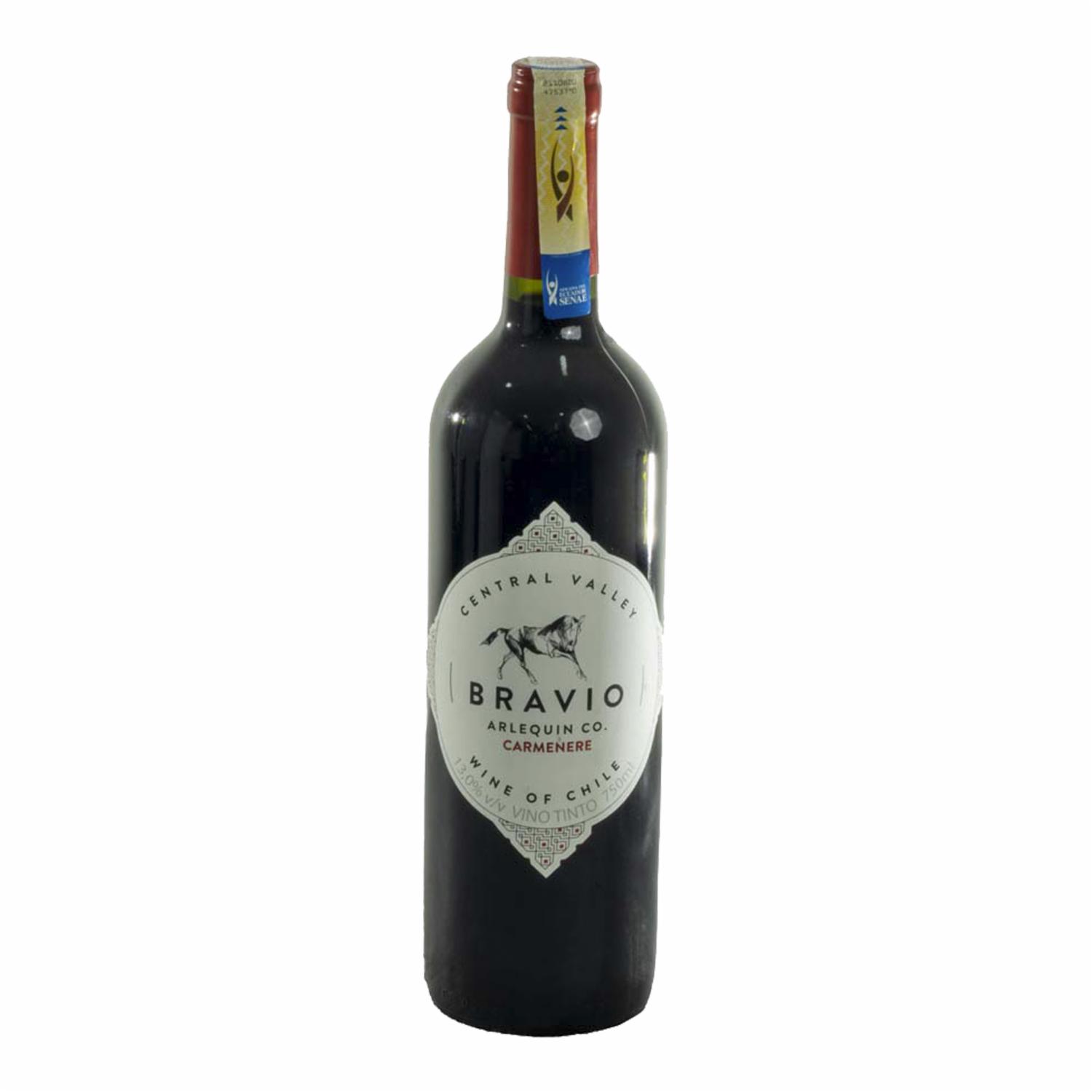 Vino Tinto Carmenere BRAVÍO 750 Ml