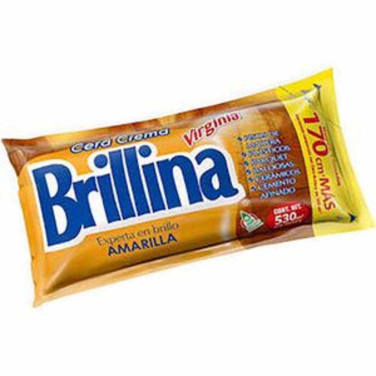 Cera En Crema Amarilla BRILLINA 530 Ml