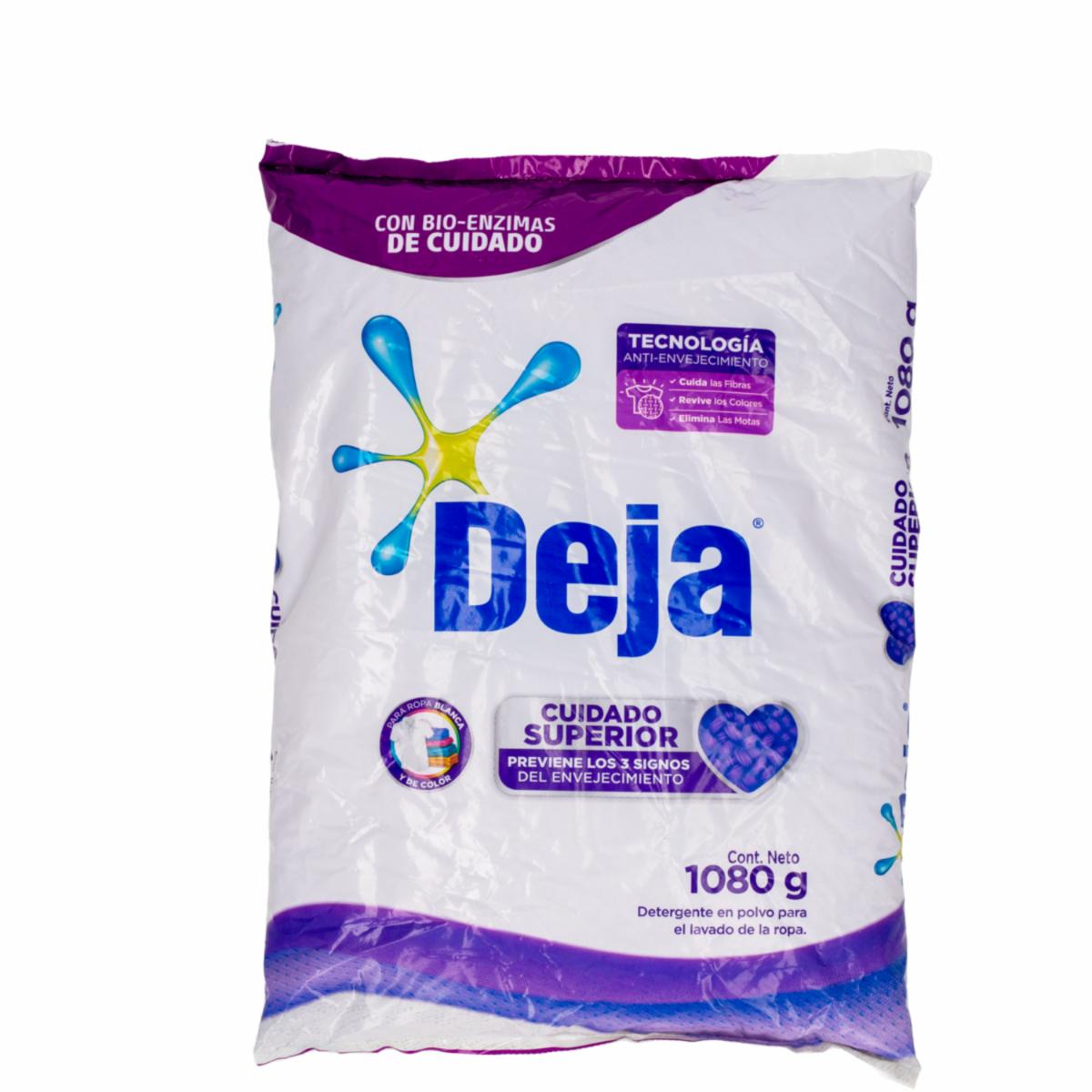 Detergente En Polvo Cuidado Superior DEJA 1080 G