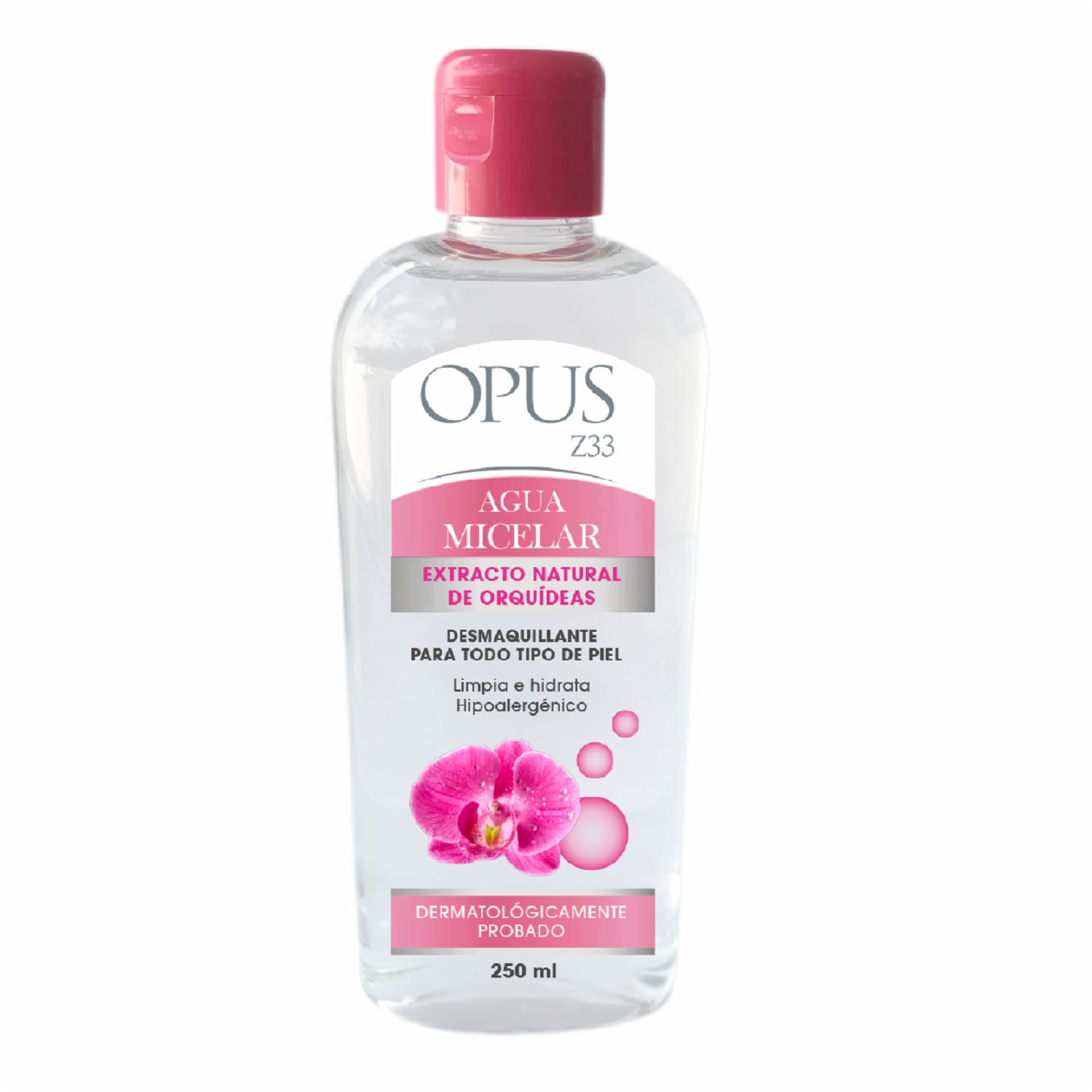 Agua Micelar Desmaquillante OPUS 250 Ml