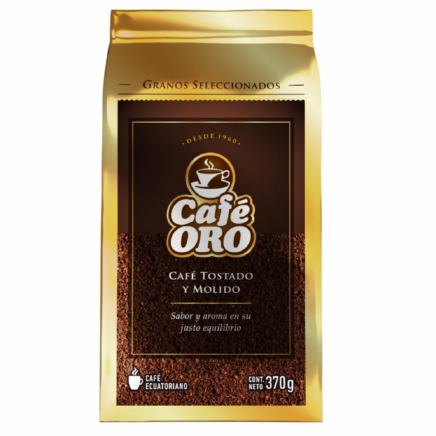 Café Tostado Y Molido Para Pasar CAFÉ ORO 370 G