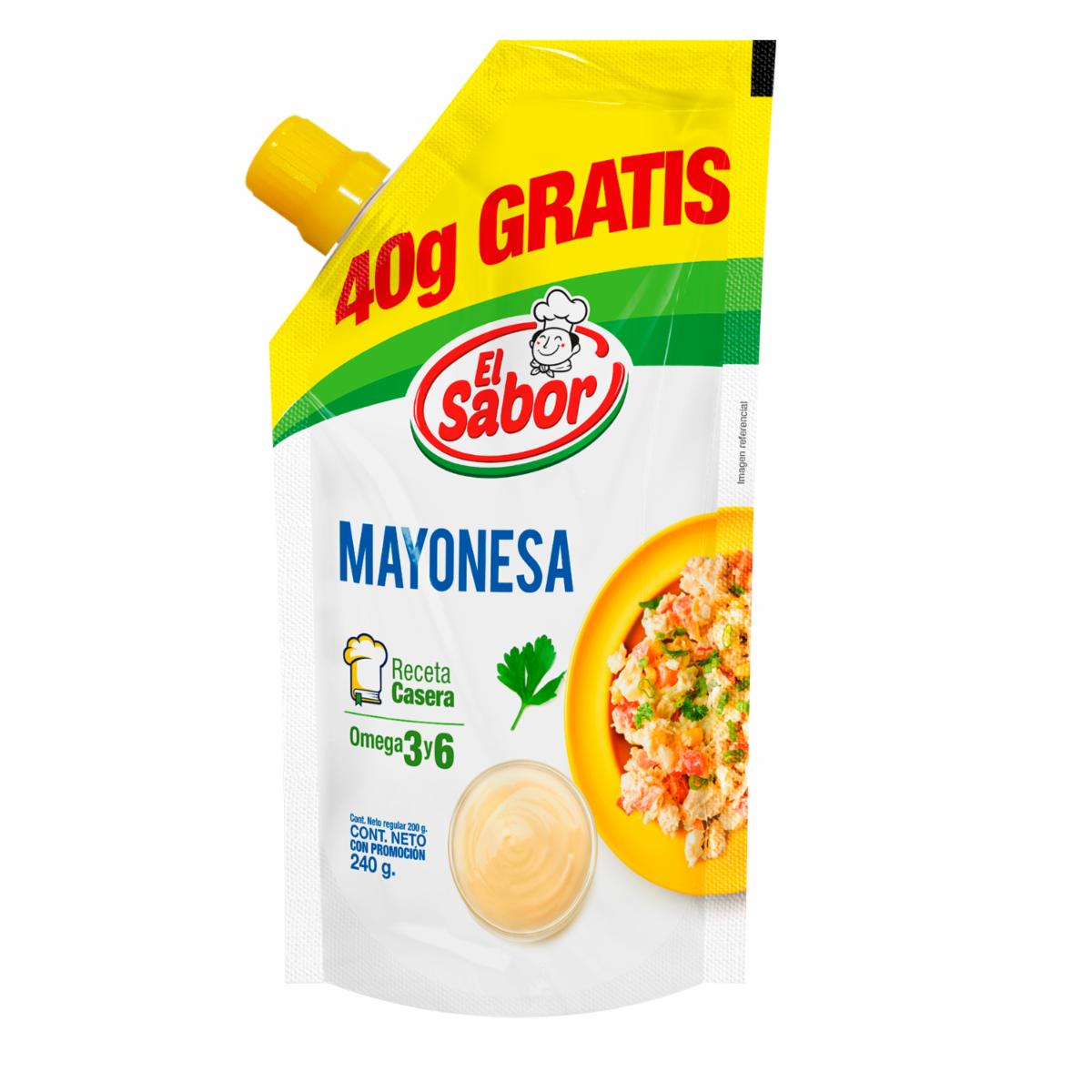 Mayonesa Doy Pack EL SABOR 240 G