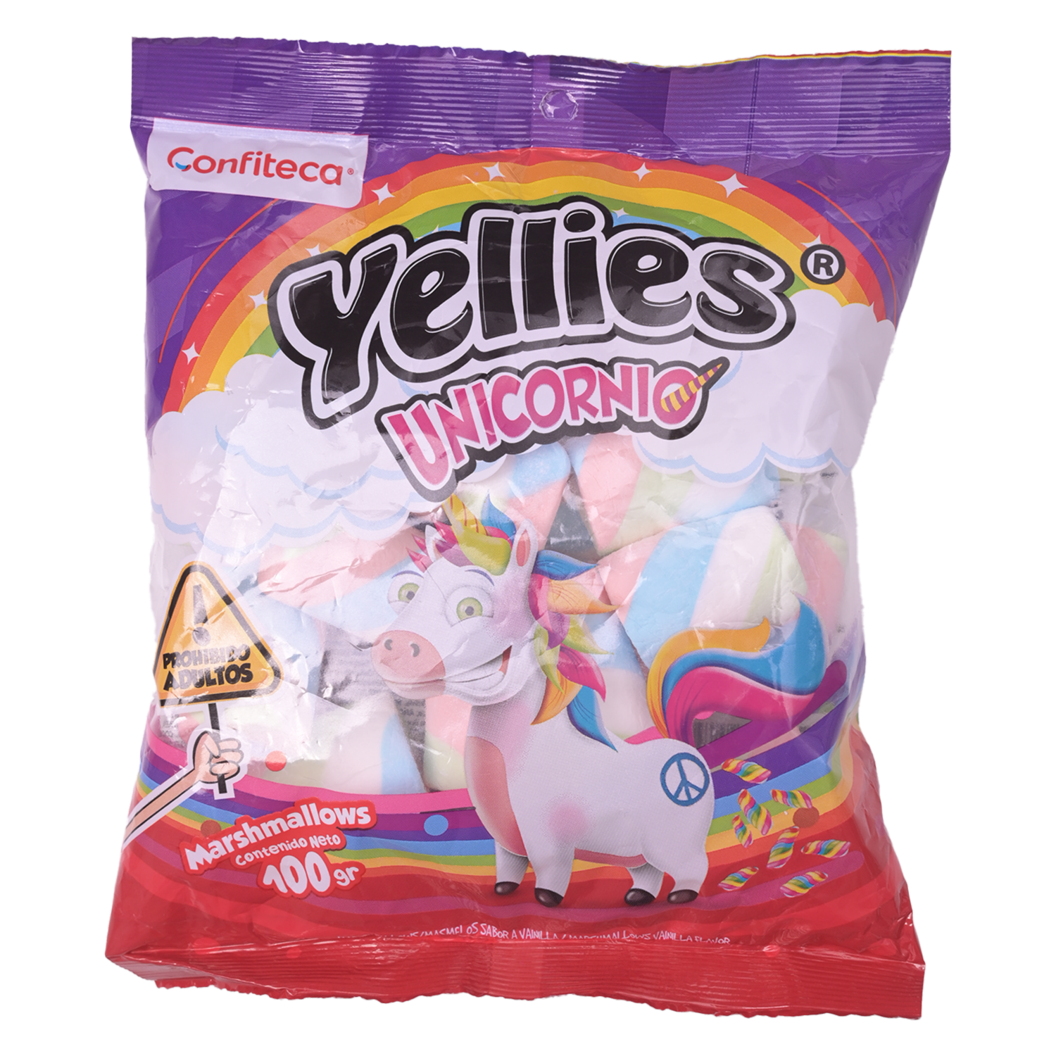 Masmelos Arco Iris YELLIES 100 G