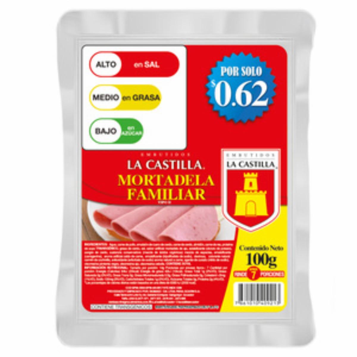 Mortadela Familiar LA CASTILLA 100 G