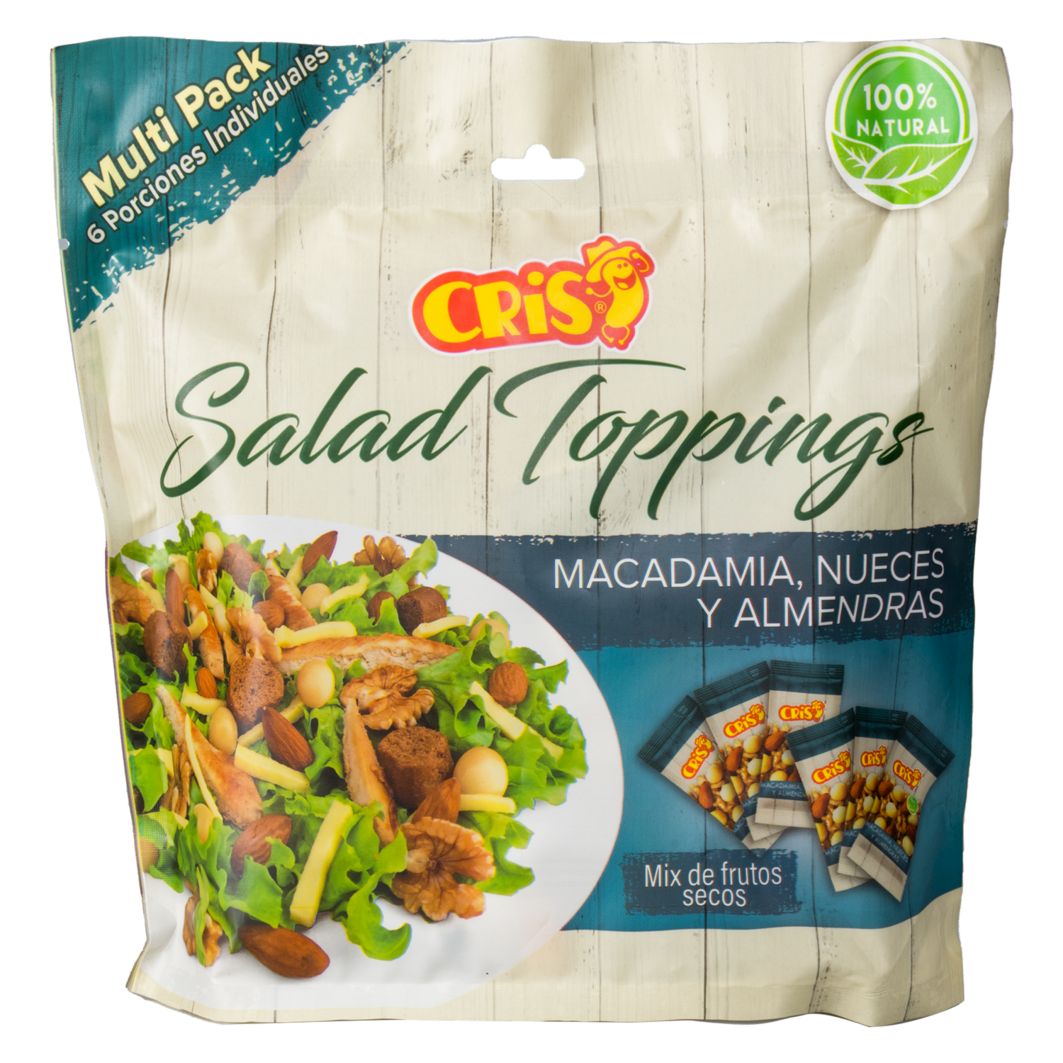 Mix De Toppings Almendra/Nuez/Macad MANÍ CRIS 150 G