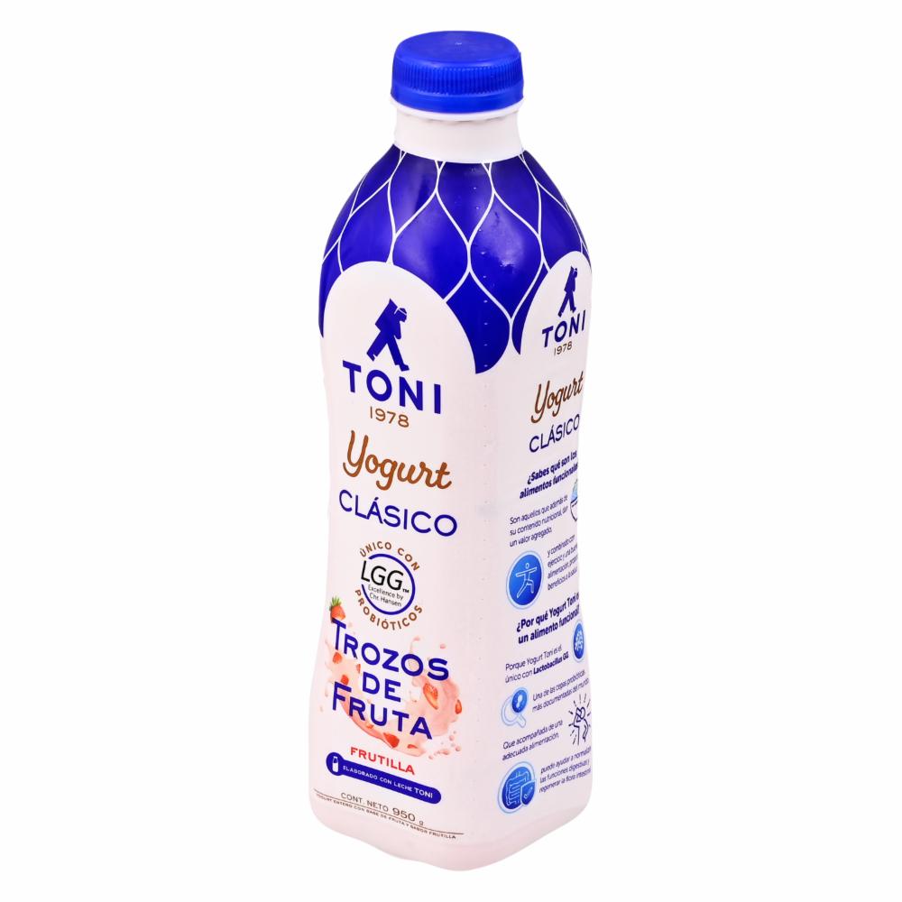 Yogurt Frutilla Con Fruta TONI 950 G - Supermaxi