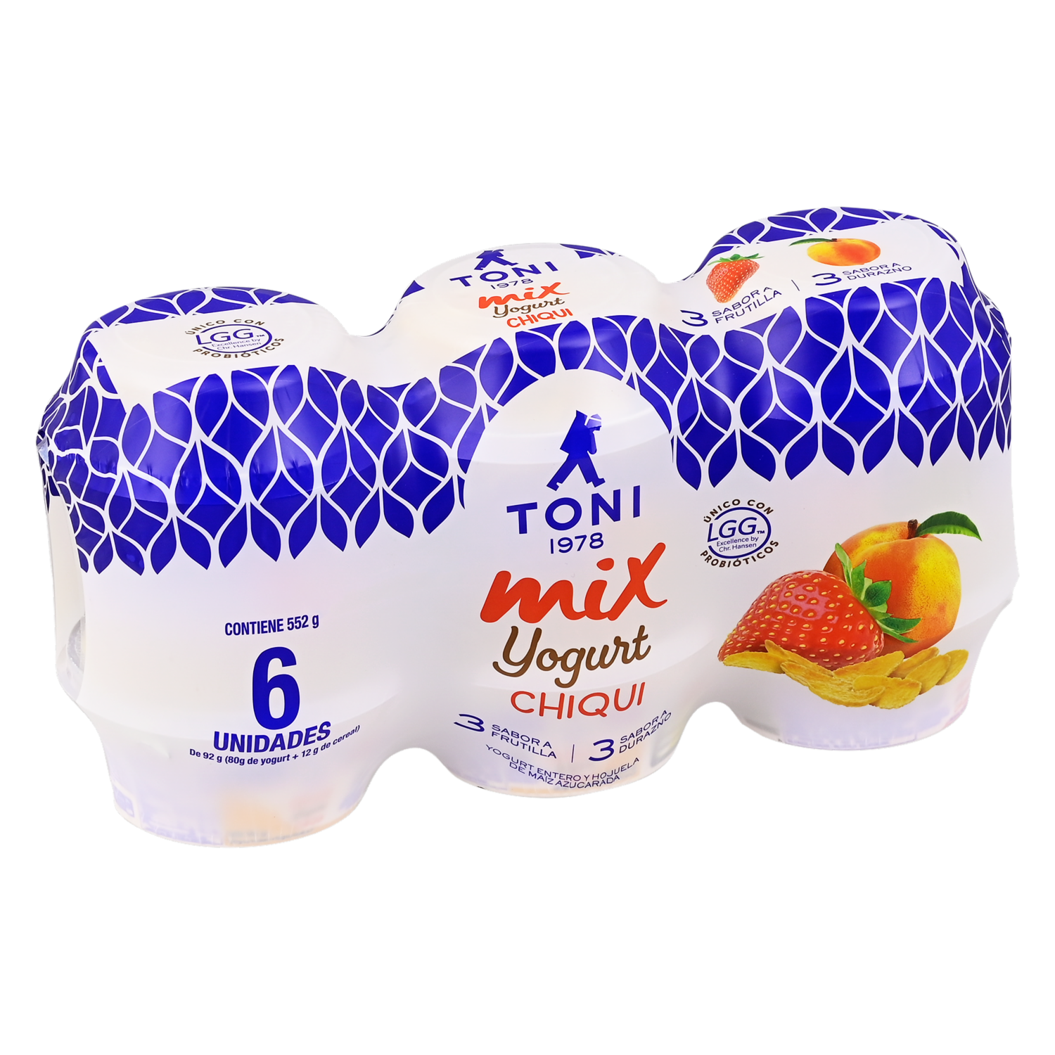 Pack De Yogurt Mix Chiqui X 6 TONI 6 X 92G